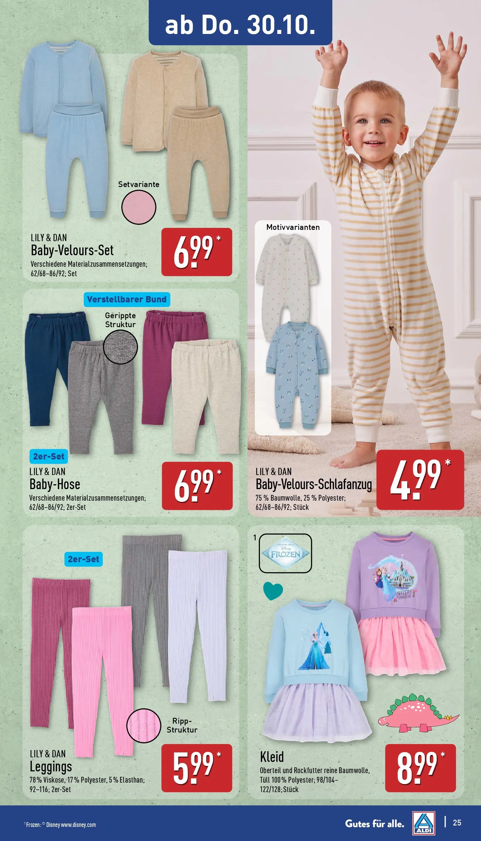 Aldi - ALDI Nord: Wochenangebote (ab 26.10.2025) » Angebote Online | Seite: 25 | Produkte: Leggings, Kleid