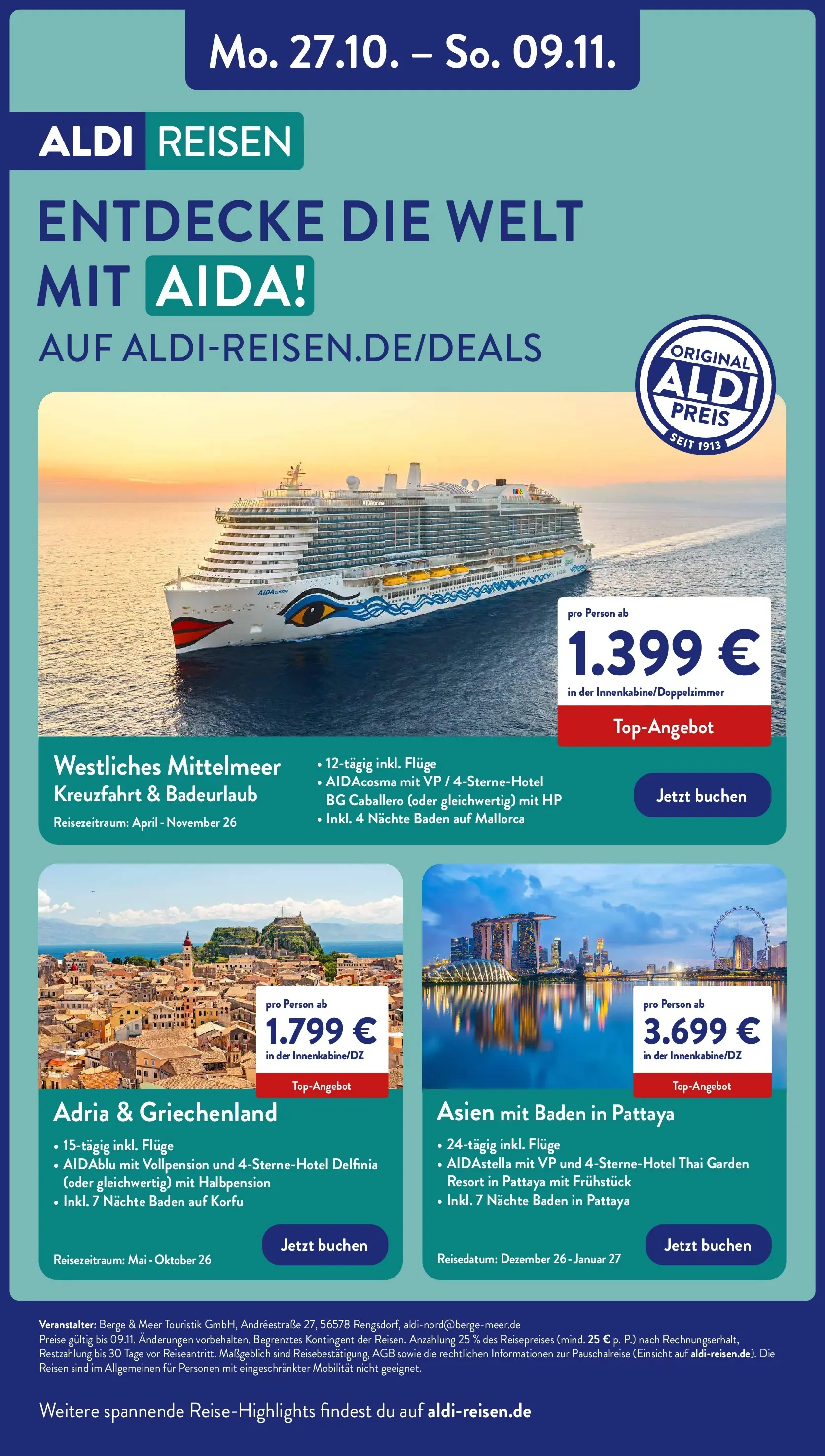 Aldi - ALDI Nord: Wochenangebote (ab 26.10.2025) » Angebote Online | Seite: 43 | Produkte: HP