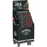 Mix Markt Display. Alkoholhaltiges Mixgetränk aus Whiskey und koffeinhaltigem Erfrischungsgetraenk Jack Daniels & Cola, mit Zucker und Suessungsmittel, 96er Display, 10% - bis 25.10.2025