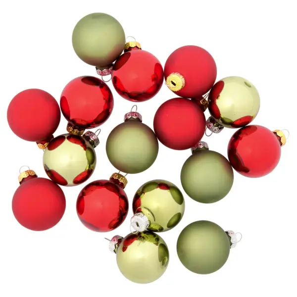 16 Weihnachtskugeln