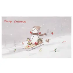 Weihnachts-Postkarte