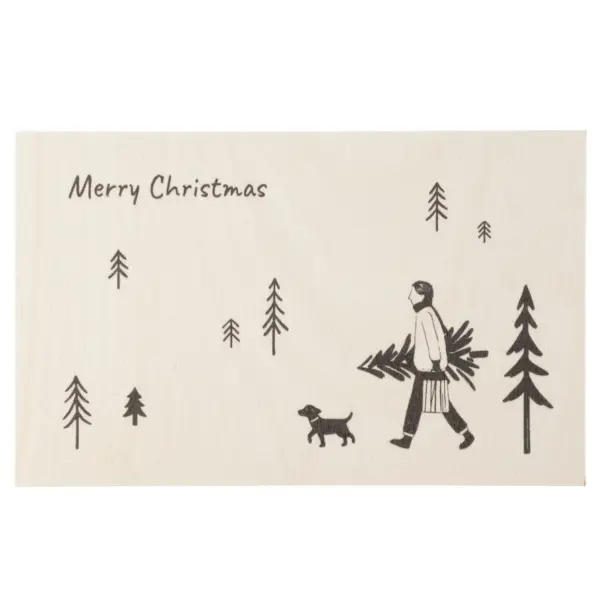 Weihnachts-Postkarte