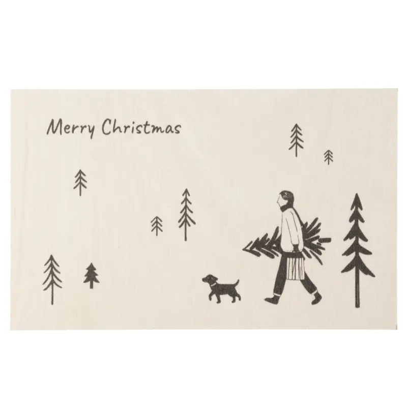 Weihnachts-Postkarte