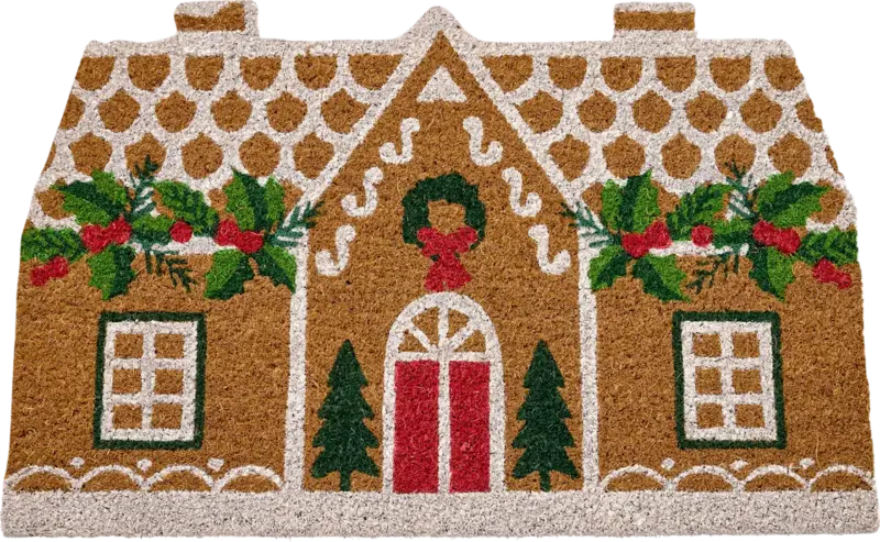 BOLTZE Fußmatte, Weihnachtshaus (60x40 cm)