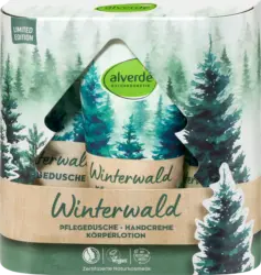 alverde NATURKOSMETIK Geschenkset "Winterwald" 3tlg