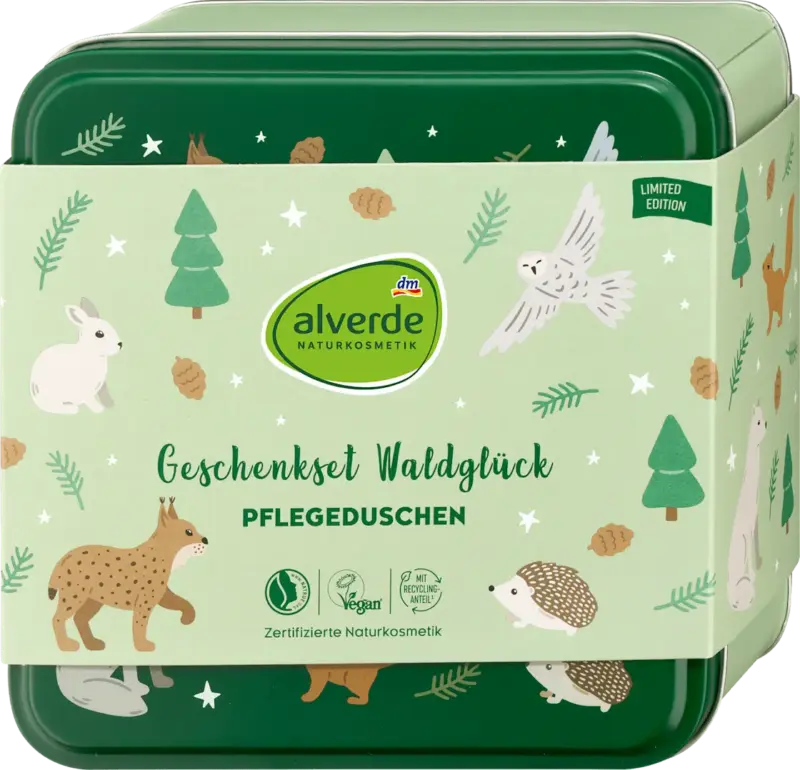 alverde NATURKOSMETIK Geschenkset "Waldglück" Pflegeduschen 2tlg