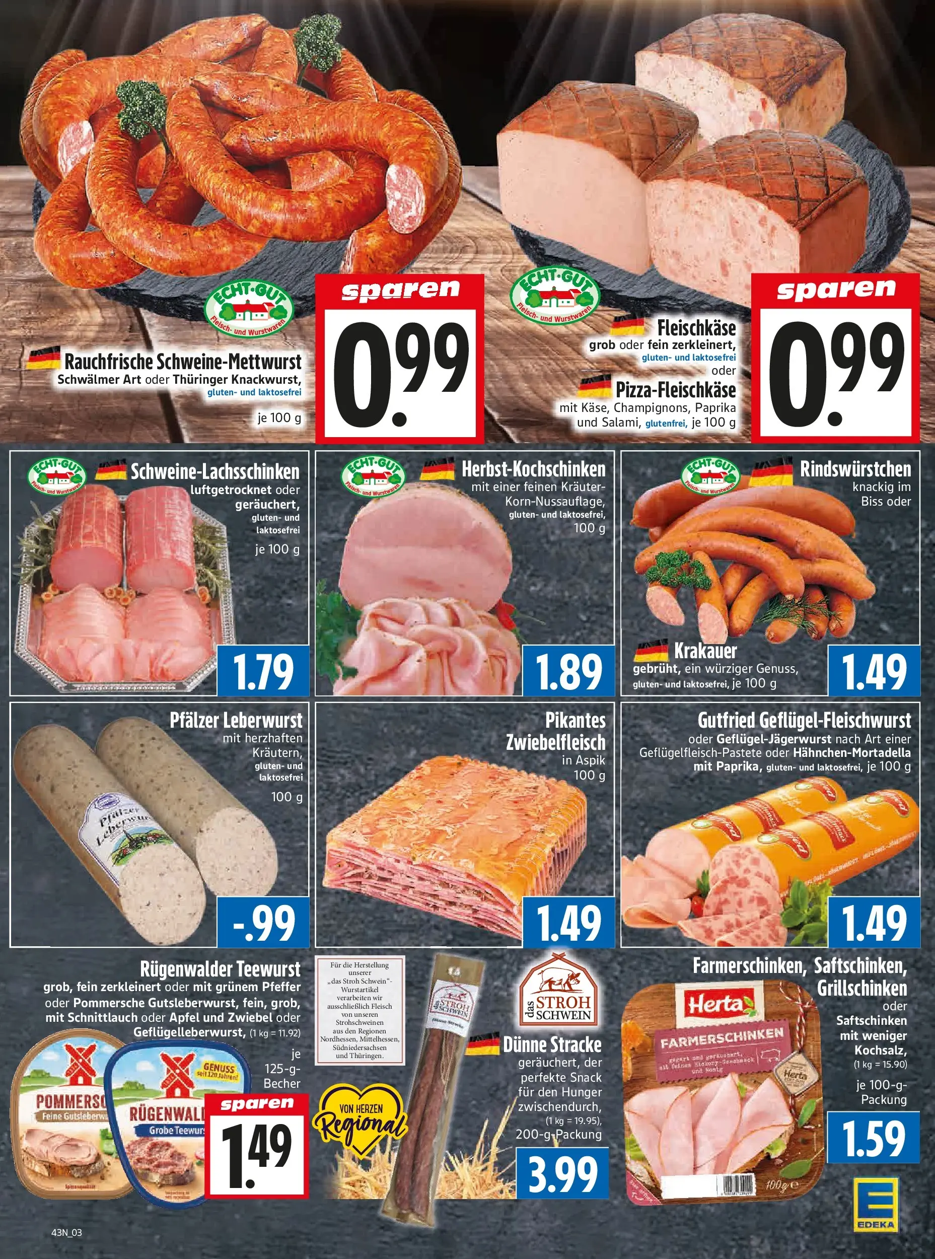 Entdecke - Edeka Hahner: Wochenangebote (ab 19.10.2025) zum Blättern | Seite: 5 | Produkte: Äpfel, Paprika, Pfeffer, Fleisch