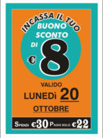 EUROSHOP Monopoli Buono sconto di 8 euro - al 20.10.2025
