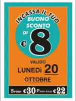 EUROSHOP Monopoli Buono sconto di 8 euro - al 20.10.2025