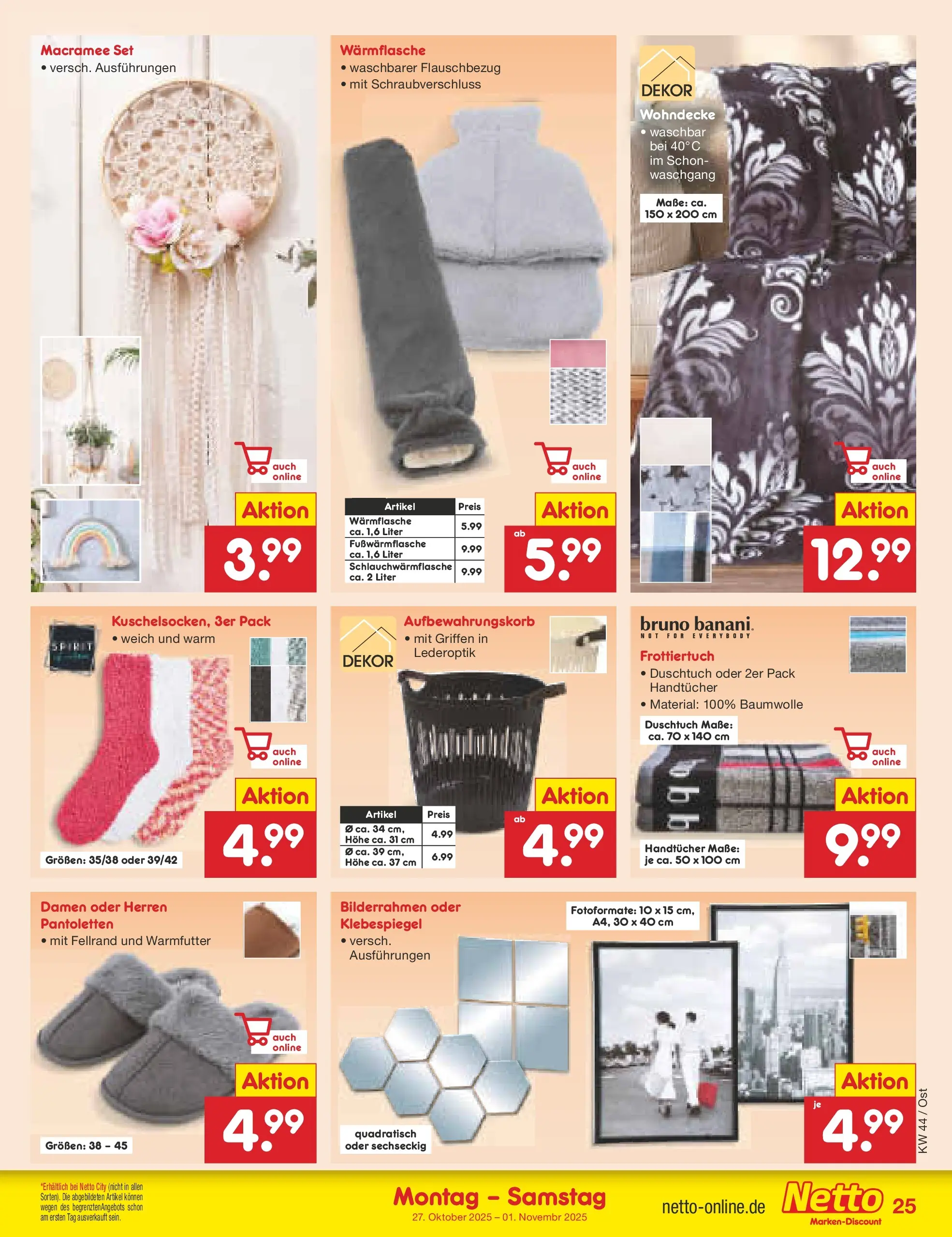 Netto Marken-Discount prospekt Thiendorf	 (ab 27.10.2025) » Angebote | Seite: 27 | Produkte: Bilderrahmen Netto Marken-Discount prospekt Thiendorf	 (ab 27.10.2025) » Angebote | Seite: 27 | Produkte: Bilderrahmen