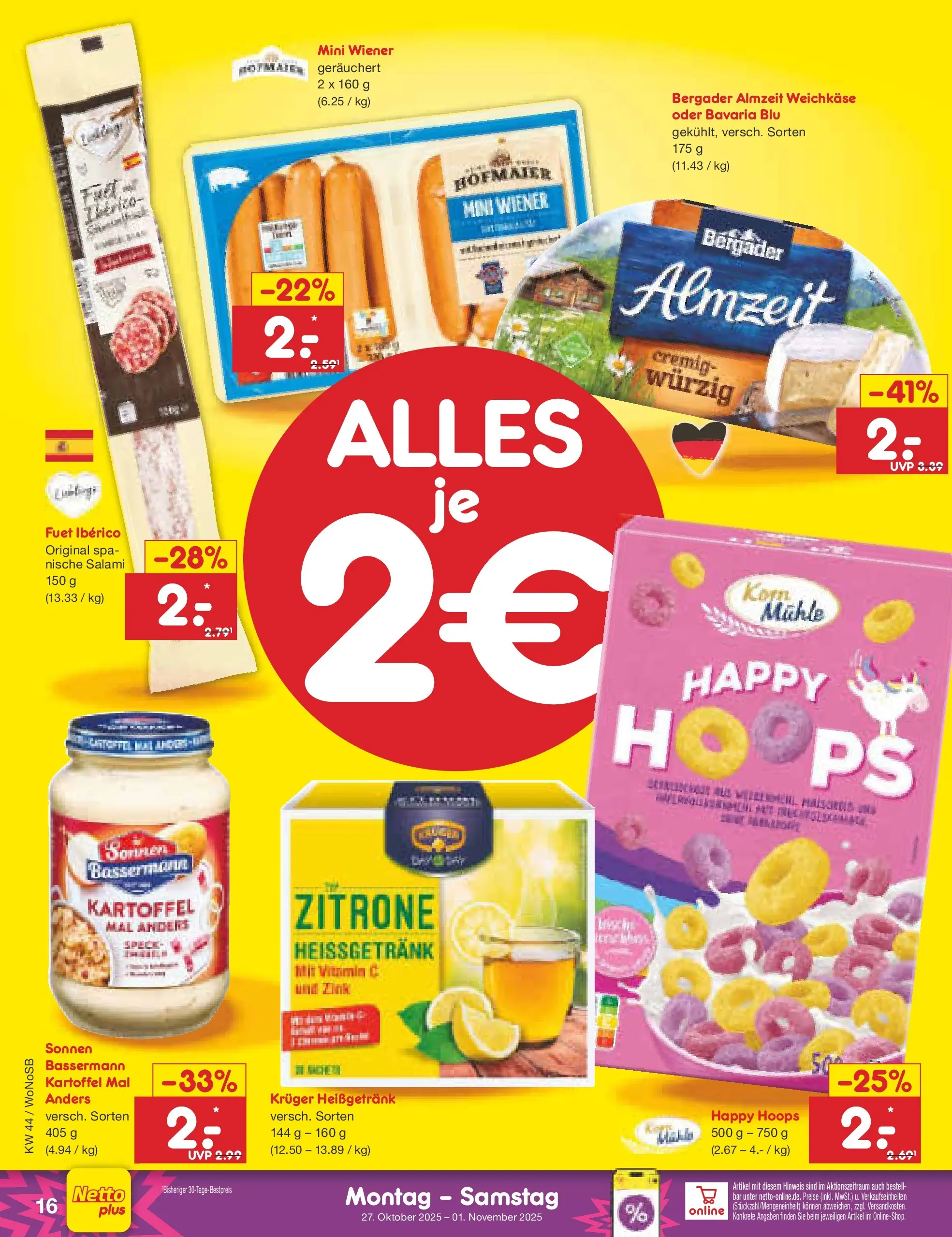Netto Marken-Discount prospekt Frankfurt (ab 26.10.2025) » Angebote | Seite: 18 | Produkte: Mühle, Zitrone, Salami Netto Marken-Discount prospekt Frankfurt (ab 26.10.2025) » Angebote | Seite: 18 | Produkte: Mühle, Zitrone, Salami