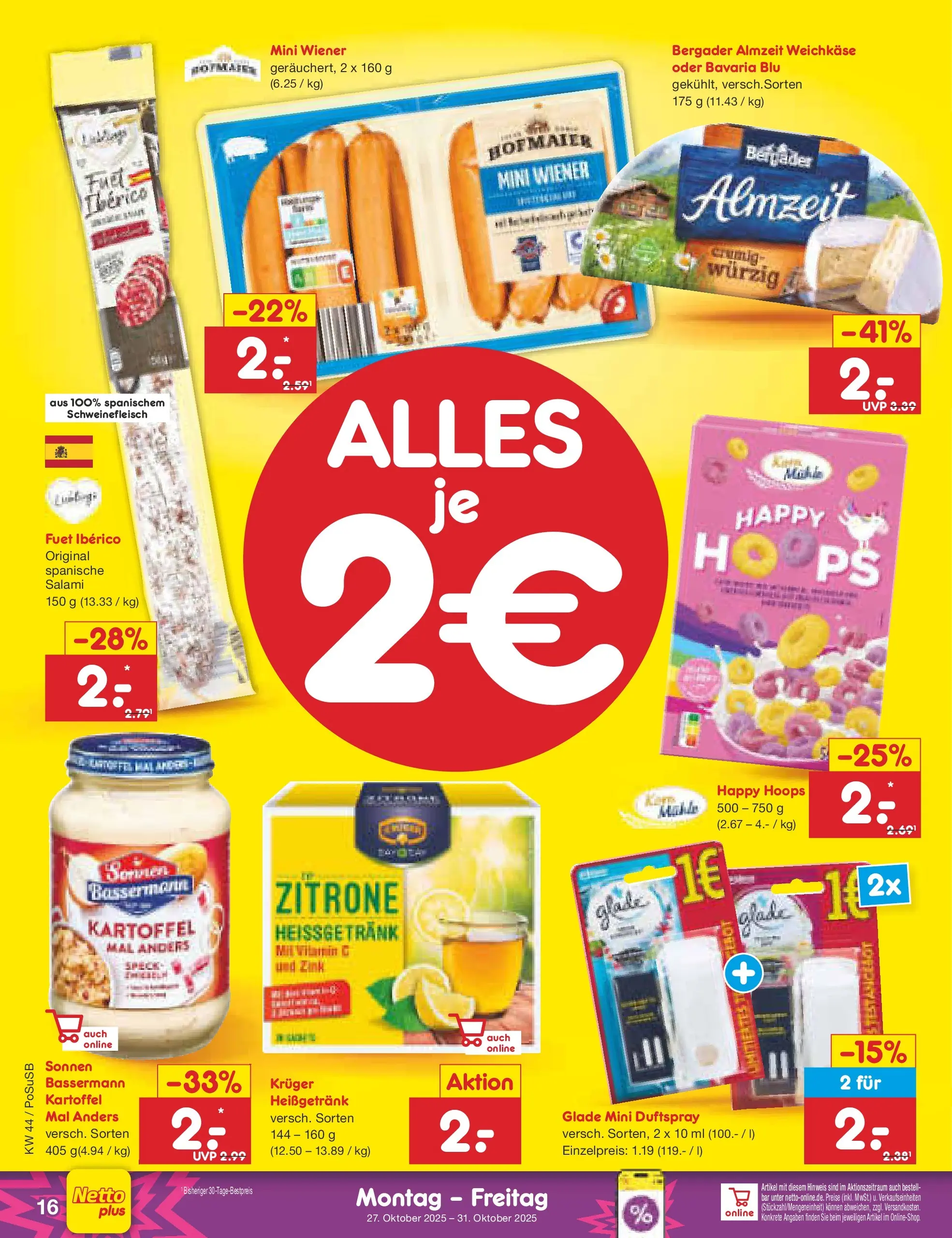 Netto Marken-Discount prospekt Regensburg (ab 26.10.2025) » Angebote | Seite: 18 | Produkte: Zitrone, Salami, Schweinefleisch Netto Marken-Discount prospekt Regensburg (ab 26.10.2025) » Angebote | Seite: 18 | Produkte: Zitrone, Salami, Schweinefleisch