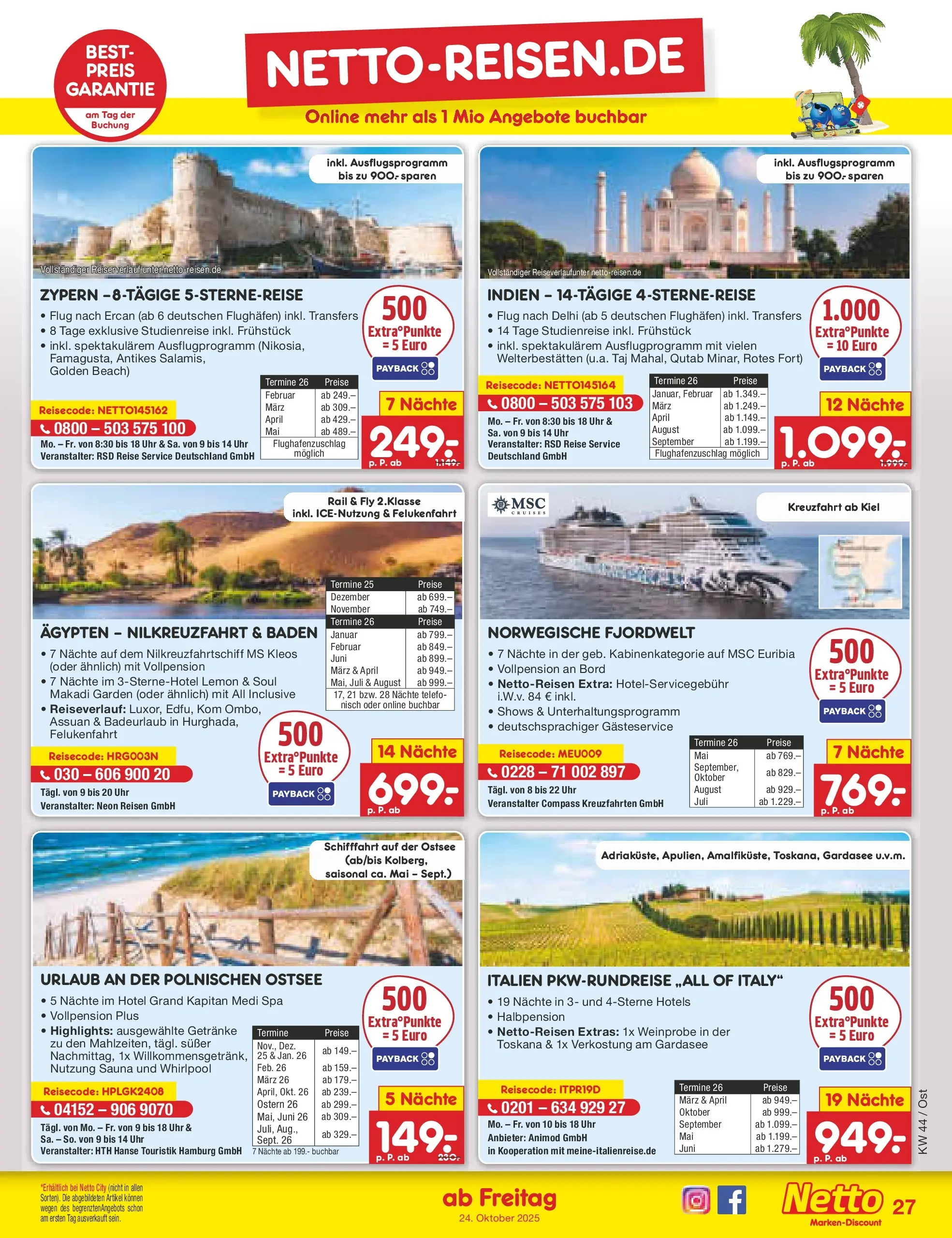 Netto Marken-Discount prospekt Thiendorf	 (ab 27.10.2025) » Angebote | Seite: 31 | Produkte: Uhr Netto Marken-Discount prospekt Thiendorf	 (ab 27.10.2025) » Angebote | Seite: 31 | Produkte: Uhr