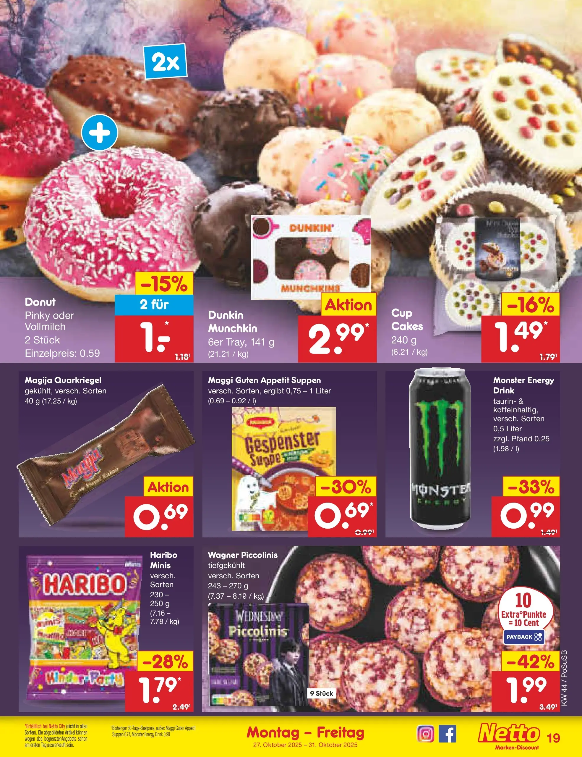 Netto Marken-Discount prospekt Regensburg (ab 26.10.2025) » Angebote | Seite: 21 | Produkte: Maggi, Haribo, Energy, Piccolinis Netto Marken-Discount prospekt Regensburg (ab 26.10.2025) » Angebote | Seite: 21 | Produkte: Maggi, Haribo, Energy, Piccolinis