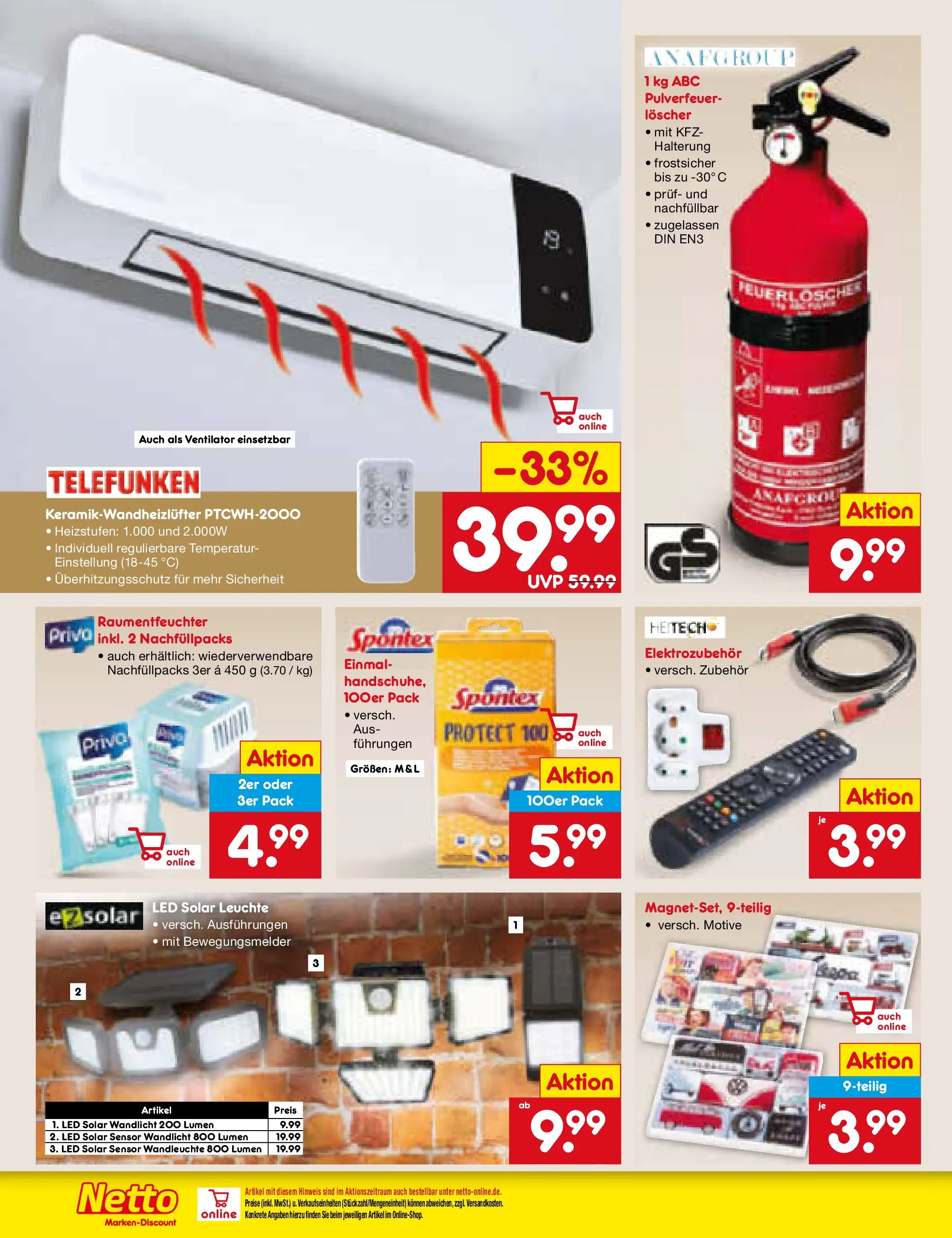 Netto Marken-Discount prospekt Frankfurt (ab 26.10.2025) » Angebote | Seite: 28 | Produkte: Ventilator, Wandleuchte Netto Marken-Discount prospekt Frankfurt (ab 26.10.2025) » Angebote | Seite: 28 | Produkte: Ventilator, Wandleuchte