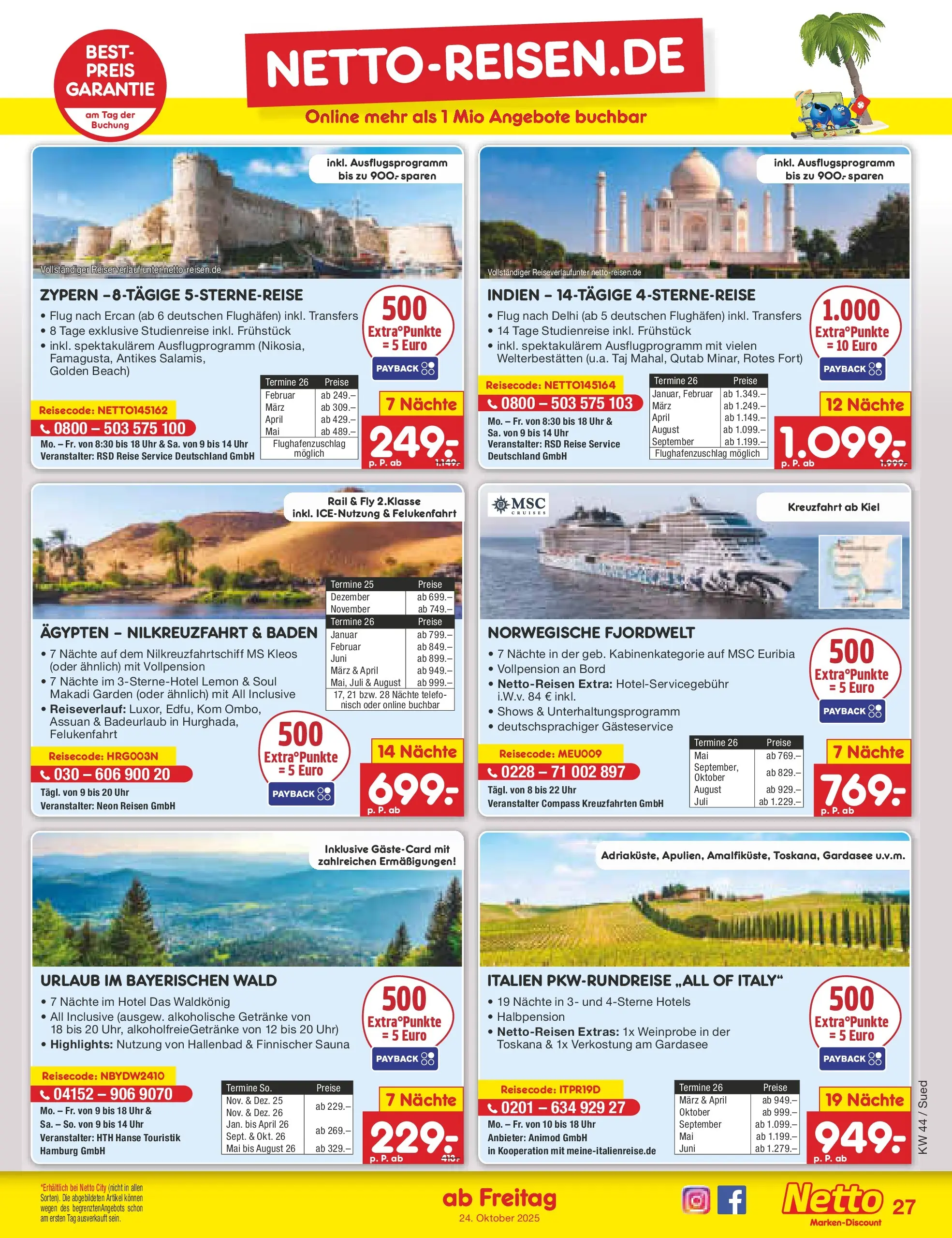 Netto Marken-Discount prospekt Regensburg (ab 26.10.2025) » Angebote | Seite: 31 | Produkte: Uhr Netto Marken-Discount prospekt Regensburg (ab 26.10.2025) » Angebote | Seite: 31 | Produkte: Uhr