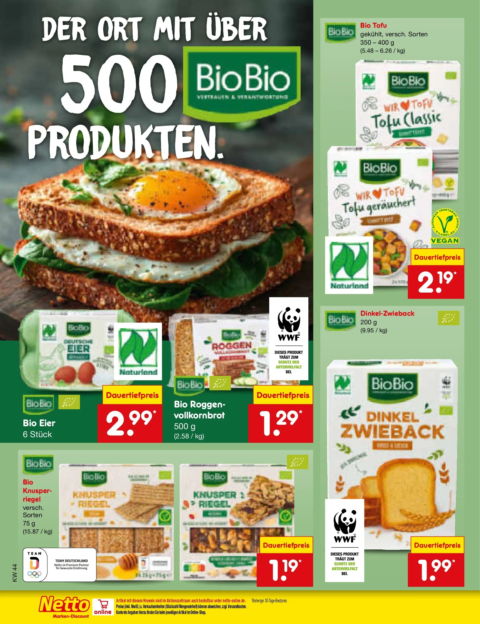 Netto Marken-Discount prospekt Frankfurt (ab 26.10.2025) » Angebote | Seite: 50 | Produkte: Eier, Vollkornbrot Netto Marken-Discount prospekt Frankfurt (ab 26.10.2025) » Angebote | Seite: 50 | Produkte: Eier, Vollkornbrot