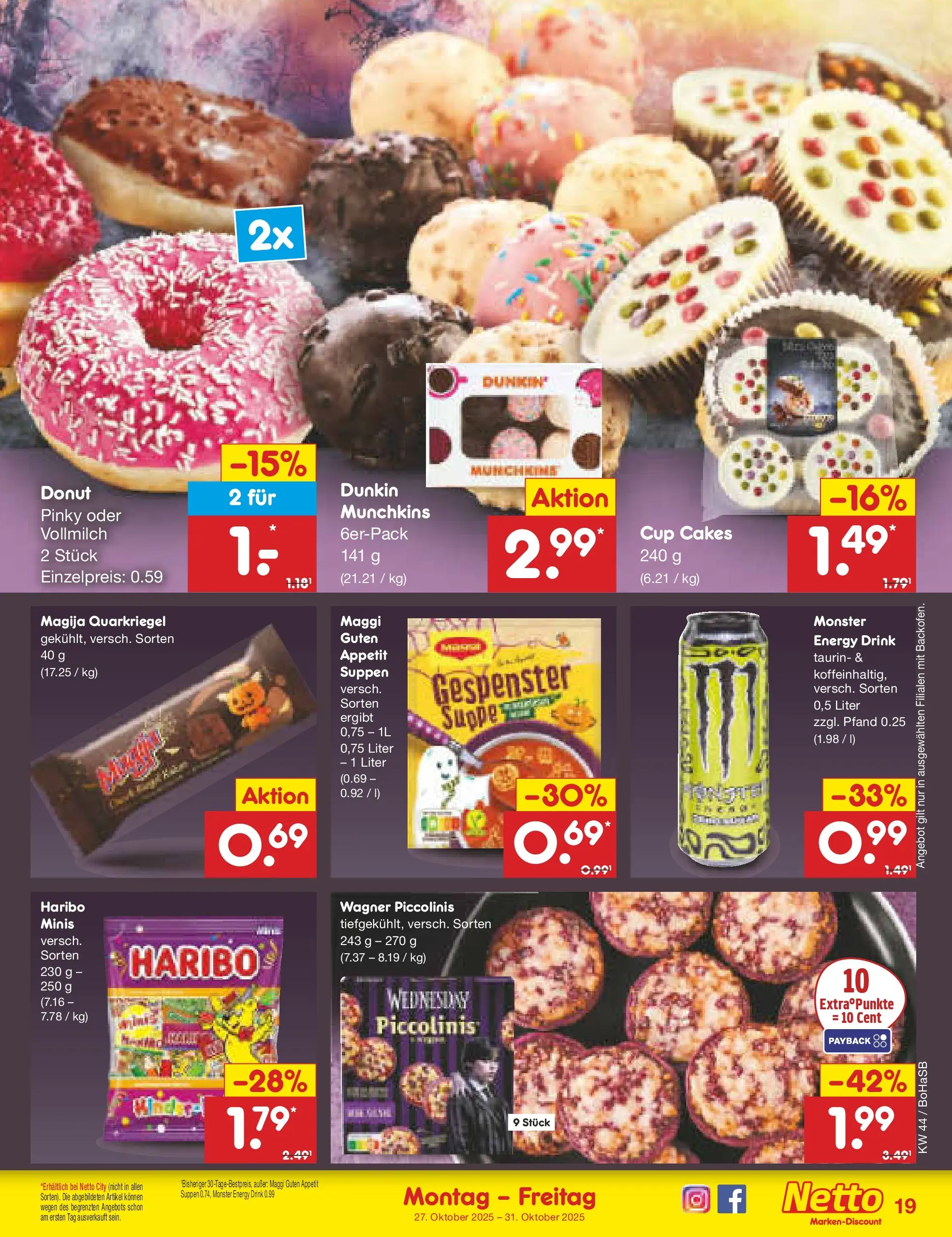 Netto Marken-Discount prospekt Stadtlohn	 (ab 27.10.2025) » Angebote | Seite: 21 | Produkte: Maggi, Haribo, Energy, Monster