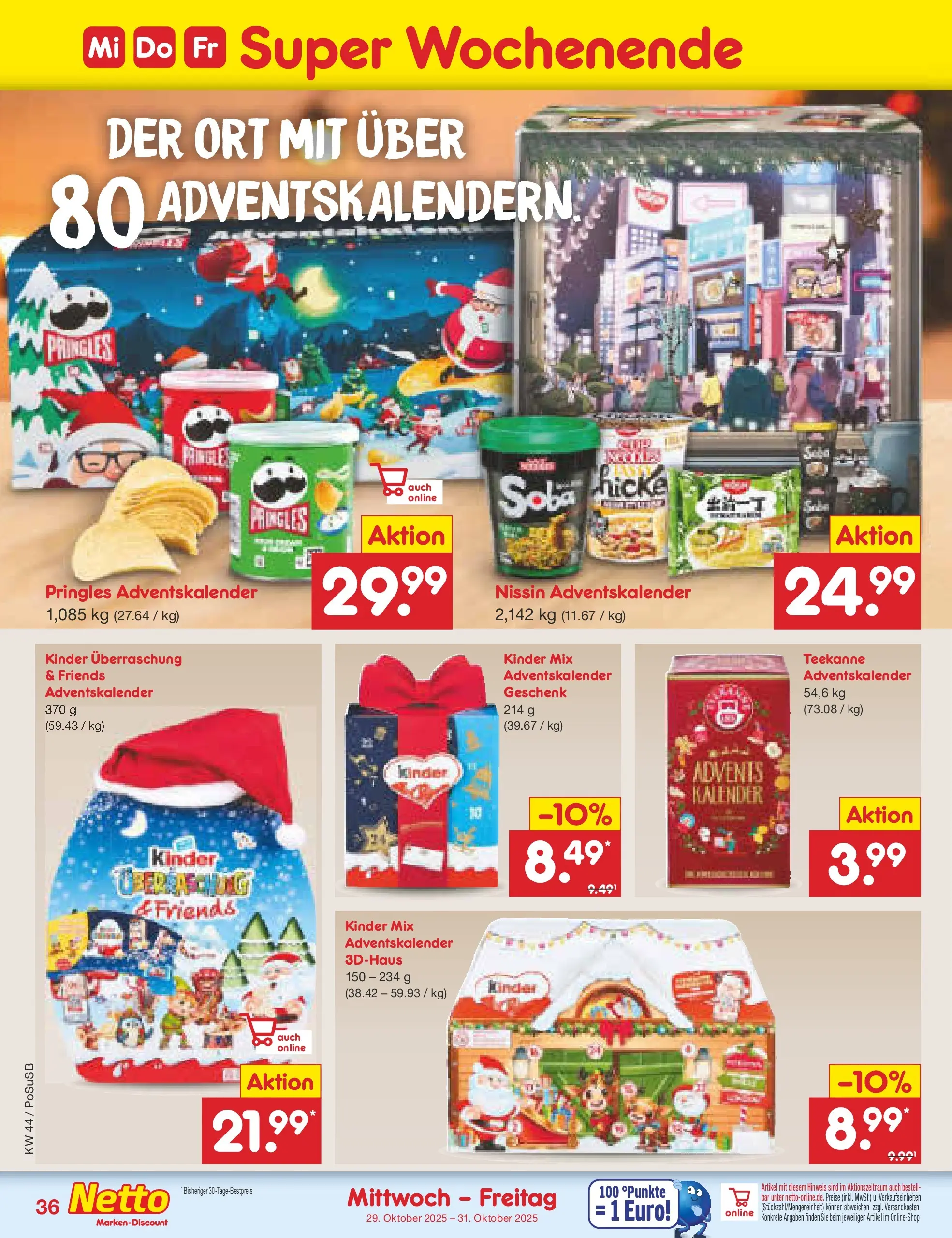 Netto Marken-Discount prospekt Regensburg (ab 26.10.2025) » Angebote | Seite: 40 | Produkte: Teekanne, Pringles Netto Marken-Discount prospekt Regensburg (ab 26.10.2025) » Angebote | Seite: 40 | Produkte: Teekanne, Pringles