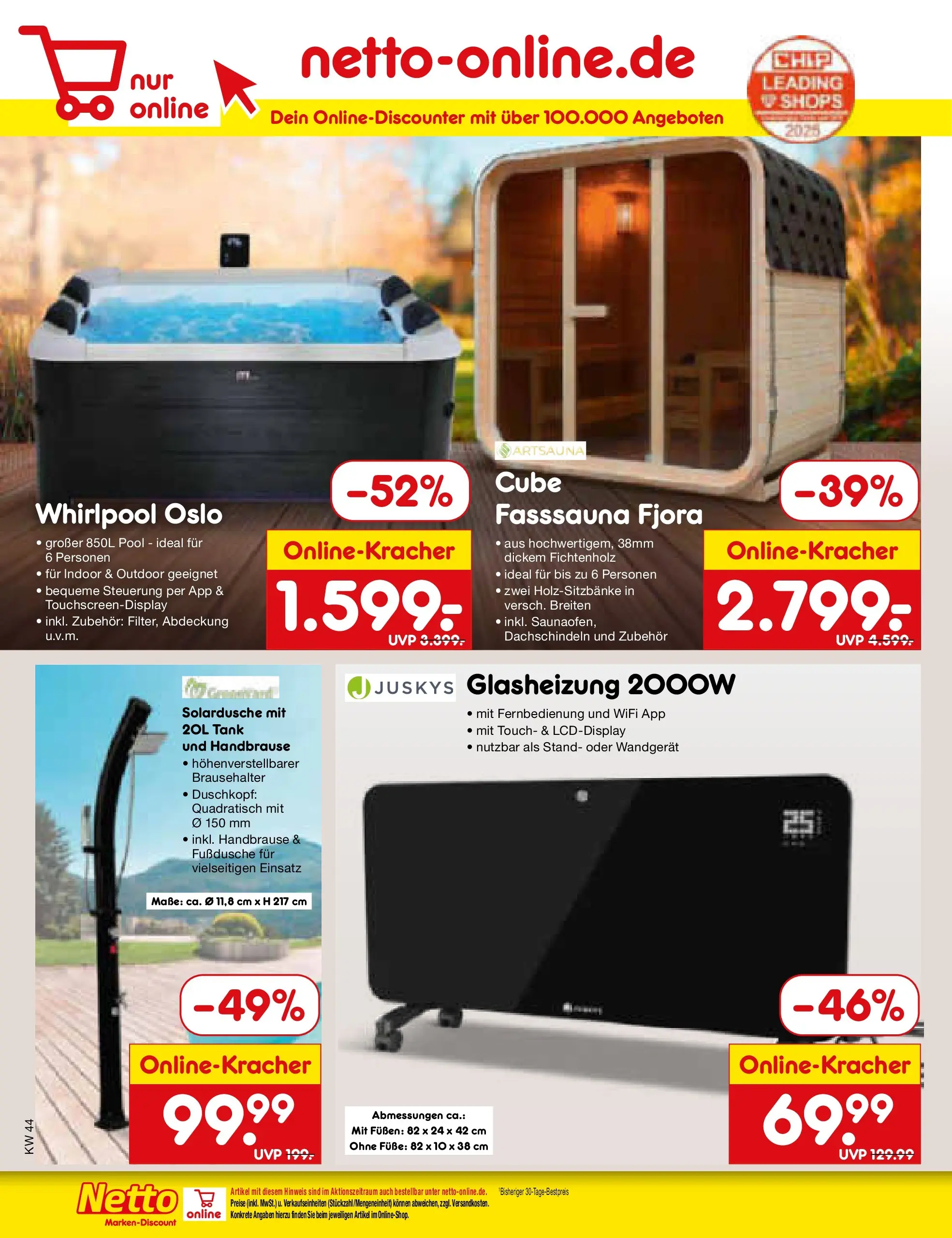 Netto Marken-Discount prospekt Frankfurt (ab 26.10.2025) » Angebote | Seite: 58 | Produkte: Duschkopf Netto Marken-Discount prospekt Frankfurt (ab 26.10.2025) » Angebote | Seite: 58 | Produkte: Duschkopf