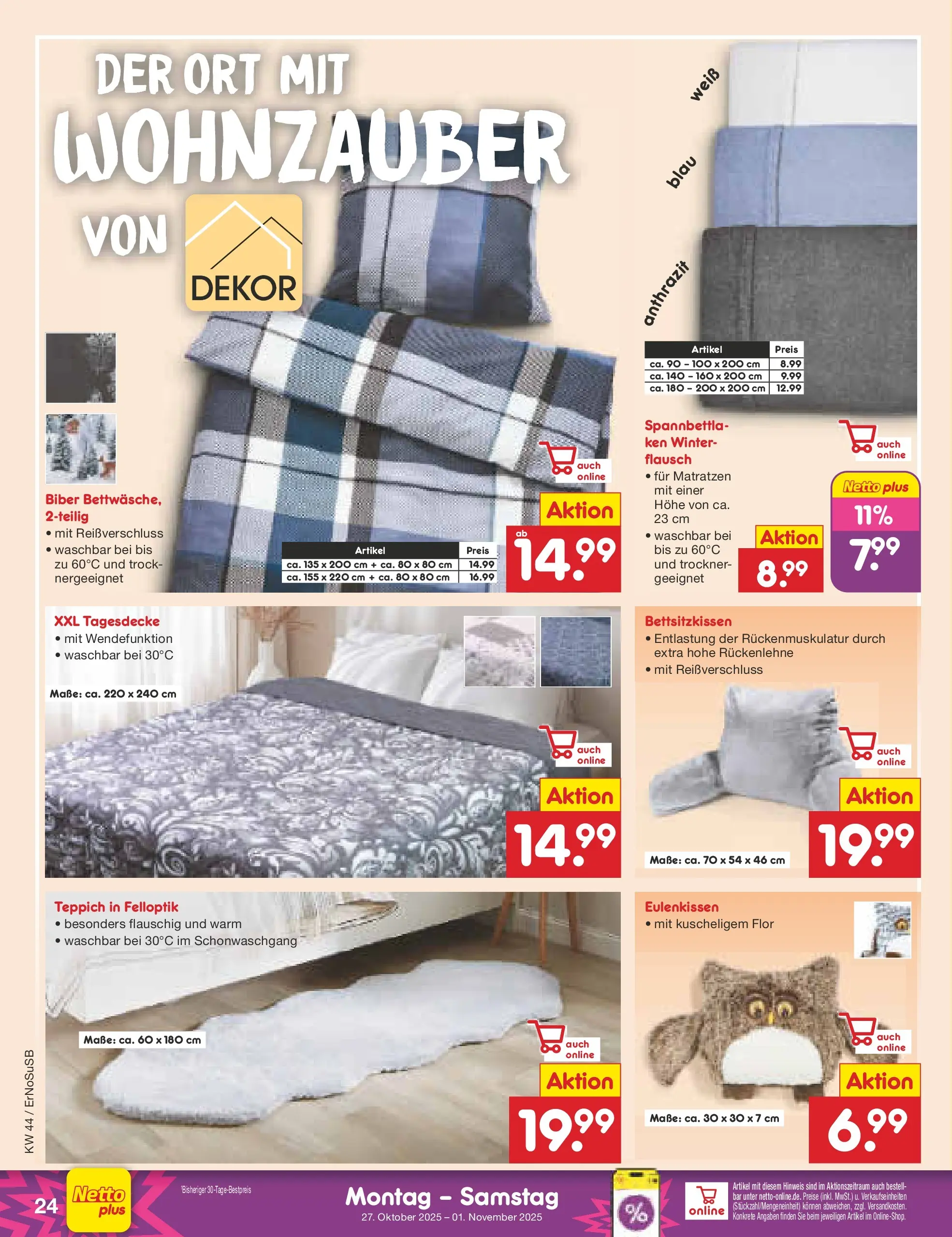 Netto Marken-Discount prospekt Nordhausen	 (ab 27.10.2025) » Angebote | Seite: 30 | Produkte: Trockner, Tagesdecke, Teppich Netto Marken-Discount prospekt Nordhausen	 (ab 27.10.2025) » Angebote | Seite: 30 | Produkte: Trockner, Tagesdecke, Teppich