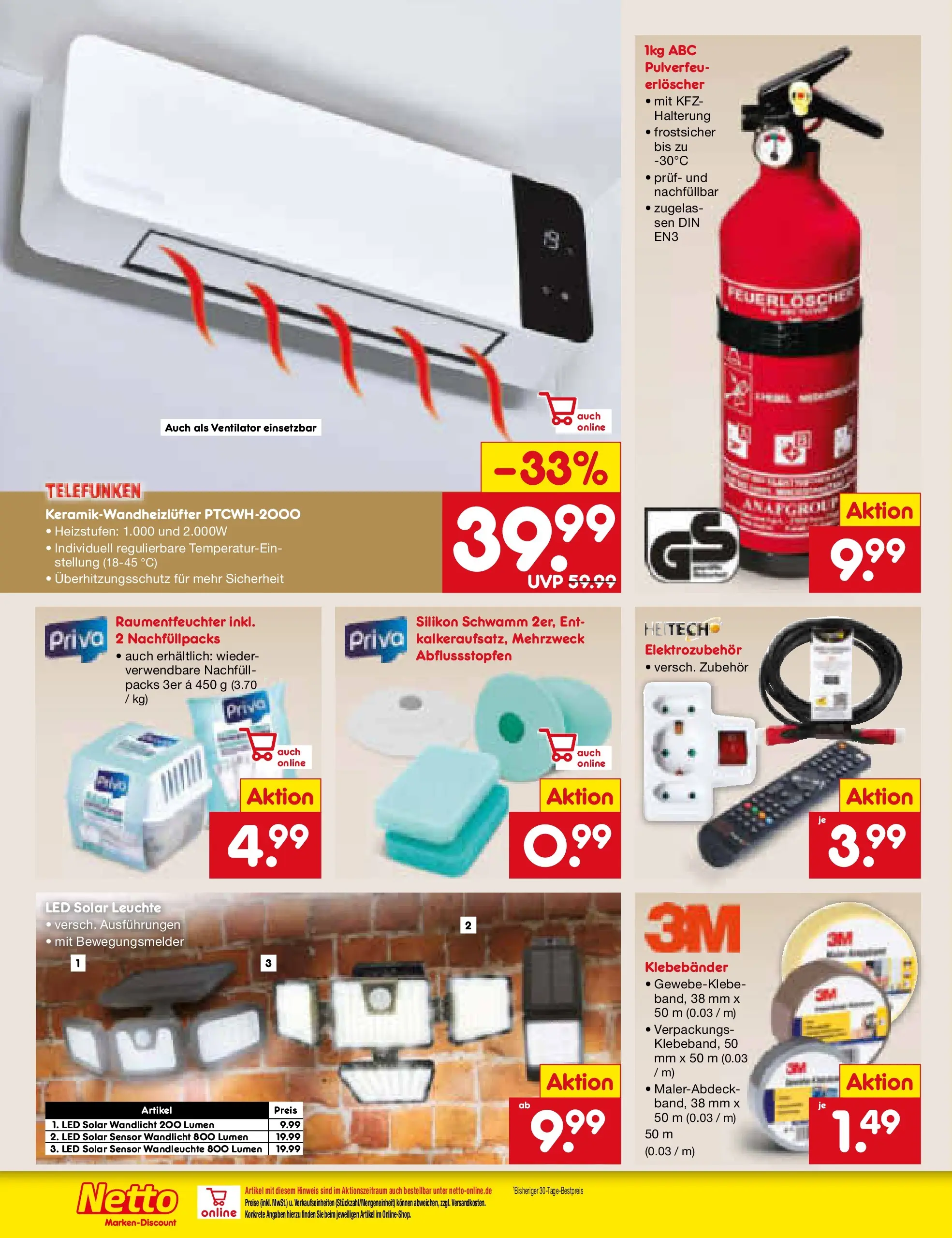 Netto Marken-Discount prospekt Nordhausen	 (ab 27.10.2025) » Angebote | Seite: 32 | Produkte: Ventilator, Wandleuchte Netto Marken-Discount prospekt Nordhausen	 (ab 27.10.2025) » Angebote | Seite: 32 | Produkte: Ventilator, Wandleuchte