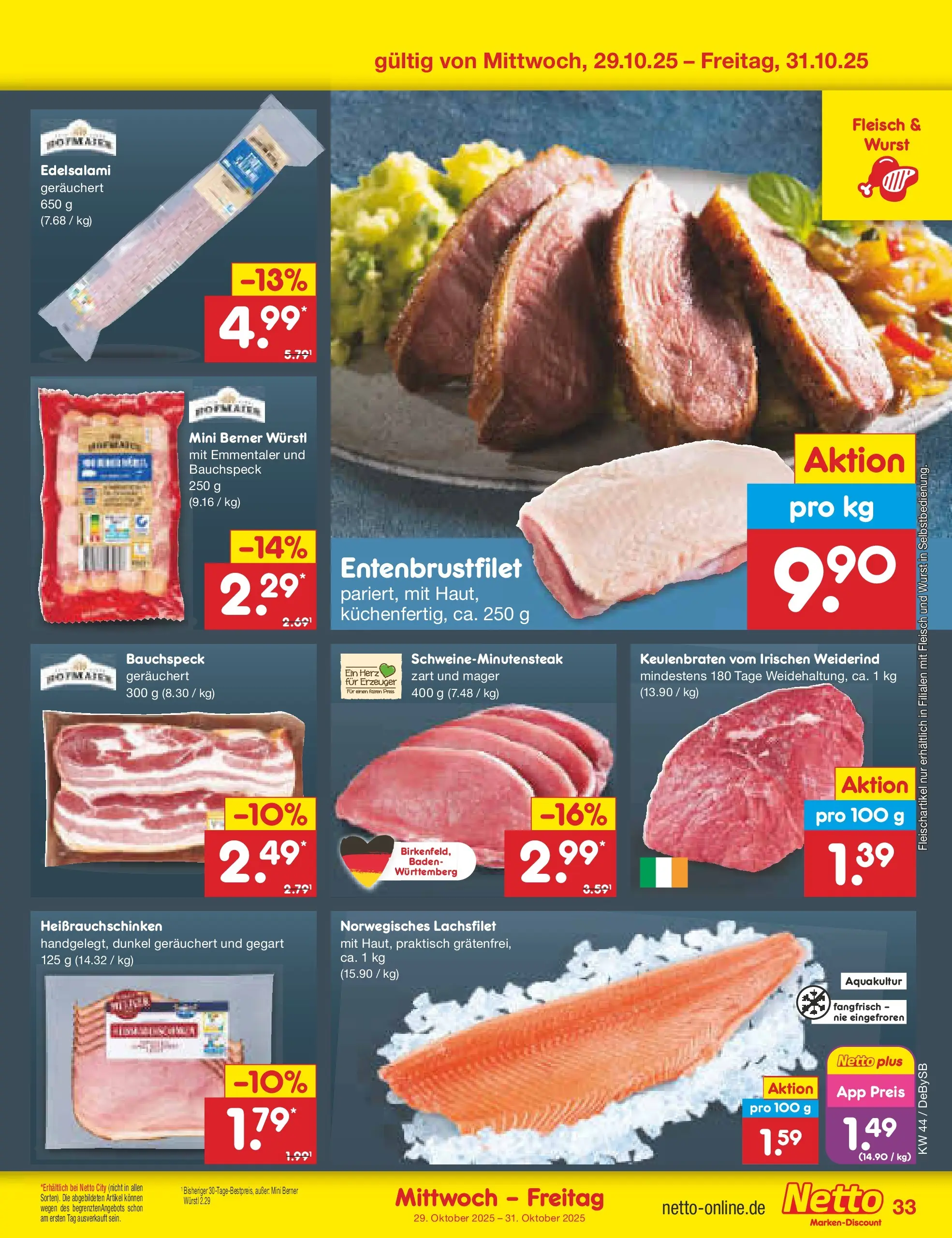Netto Marken-Discount prospekt Thierhaupten	 (ab 27.10.2025) » Angebote | Seite: 37 | Produkte: Würstl, Wurst, Fleisch Netto Marken-Discount prospekt Thierhaupten	 (ab 27.10.2025) » Angebote | Seite: 37 | Produkte: Würstl, Wurst, Fleisch