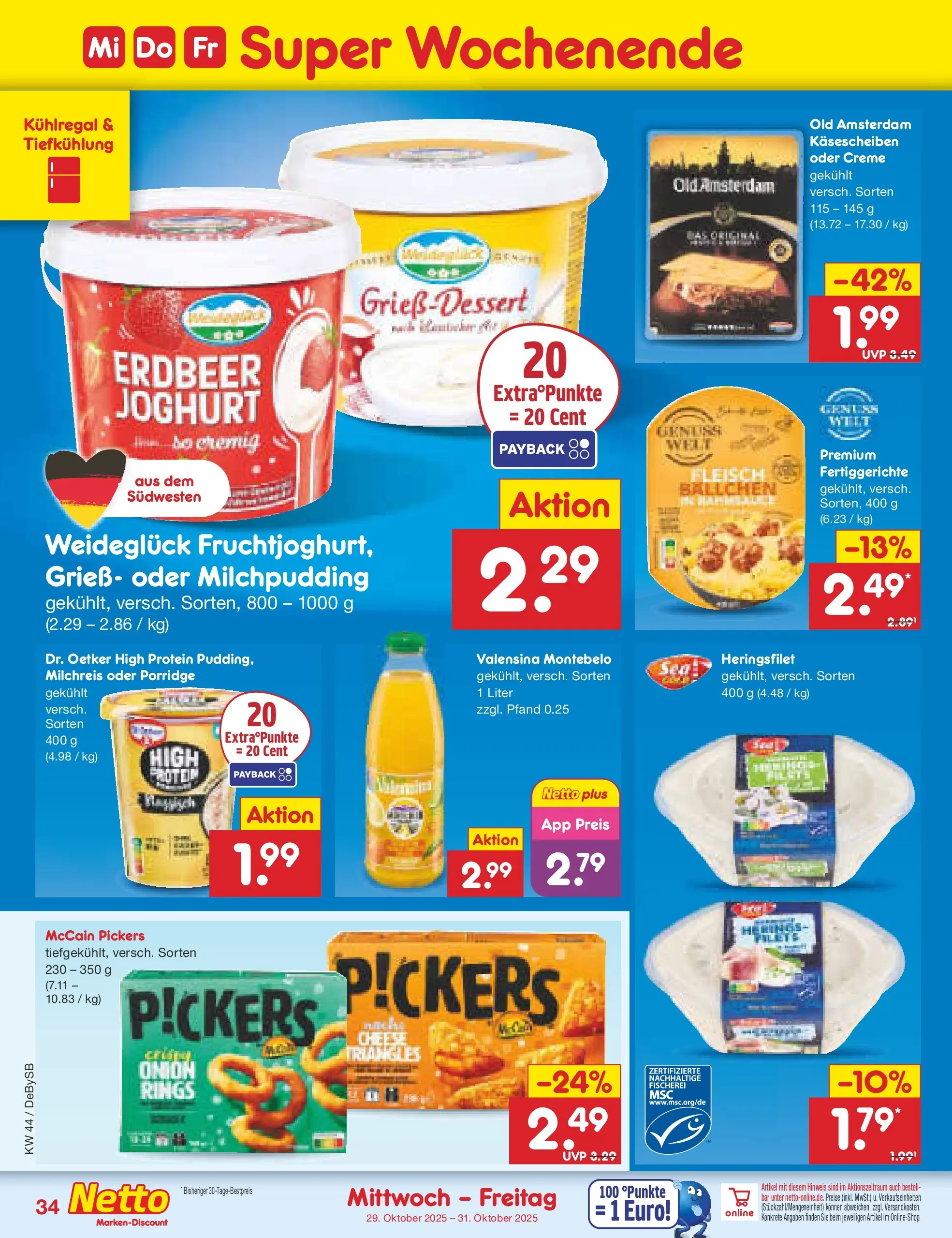 Netto Marken-Discount prospekt Thierhaupten	 (ab 27.10.2025) » Angebote | Seite: 38 | Produkte: Joghurt, McCain, Valensina, Fertiggerichte Netto Marken-Discount prospekt Thierhaupten	 (ab 27.10.2025) » Angebote | Seite: 38 | Produkte: Joghurt, McCain, Valensina, Fertiggerichte