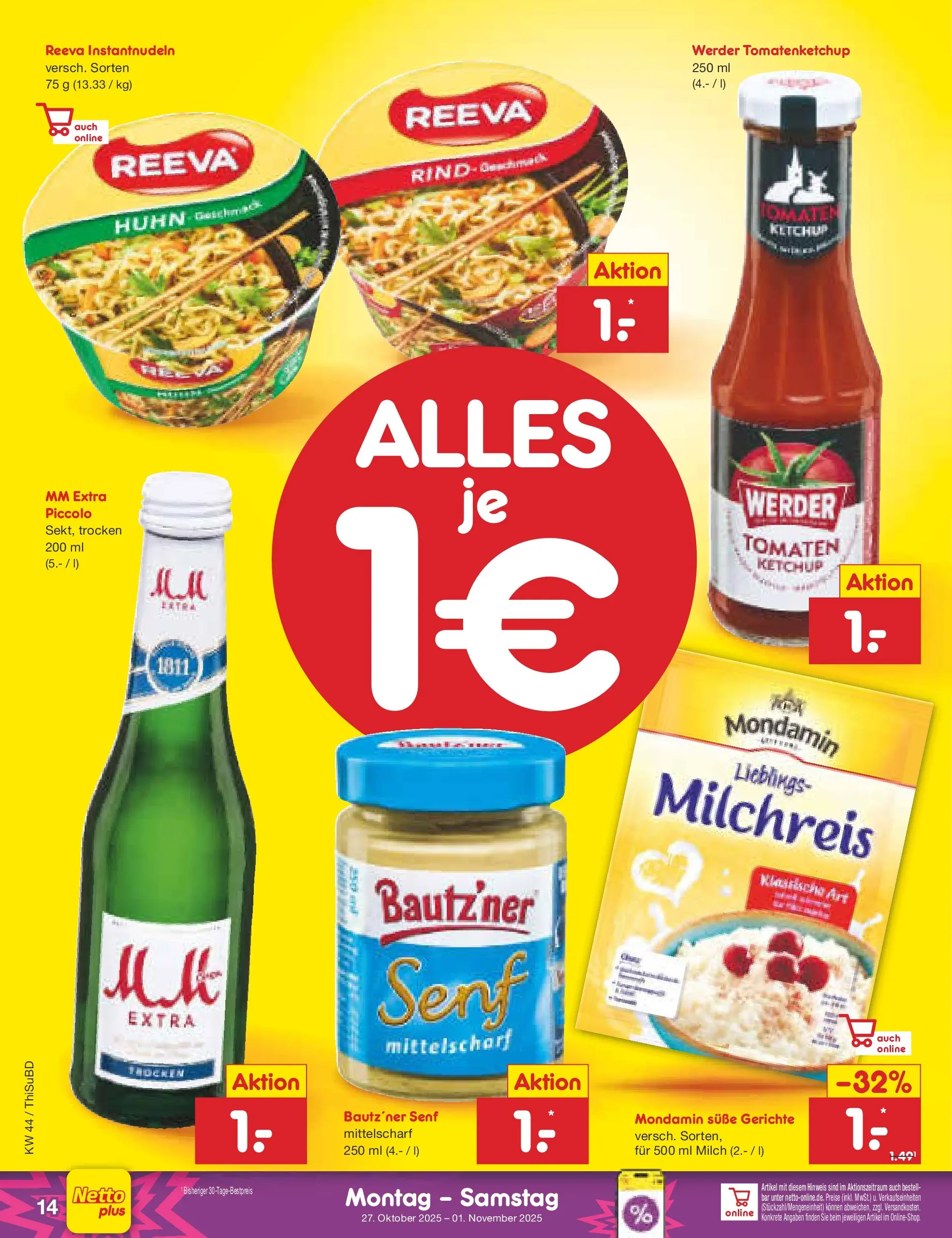 Netto Marken-Discount prospekt Thiendorf	 (ab 27.10.2025) » Angebote | Seite: 16 | Produkte: Milch, Tomaten, Ketchup Netto Marken-Discount prospekt Thiendorf	 (ab 27.10.2025) » Angebote | Seite: 16 | Produkte: Milch, Tomaten, Ketchup
