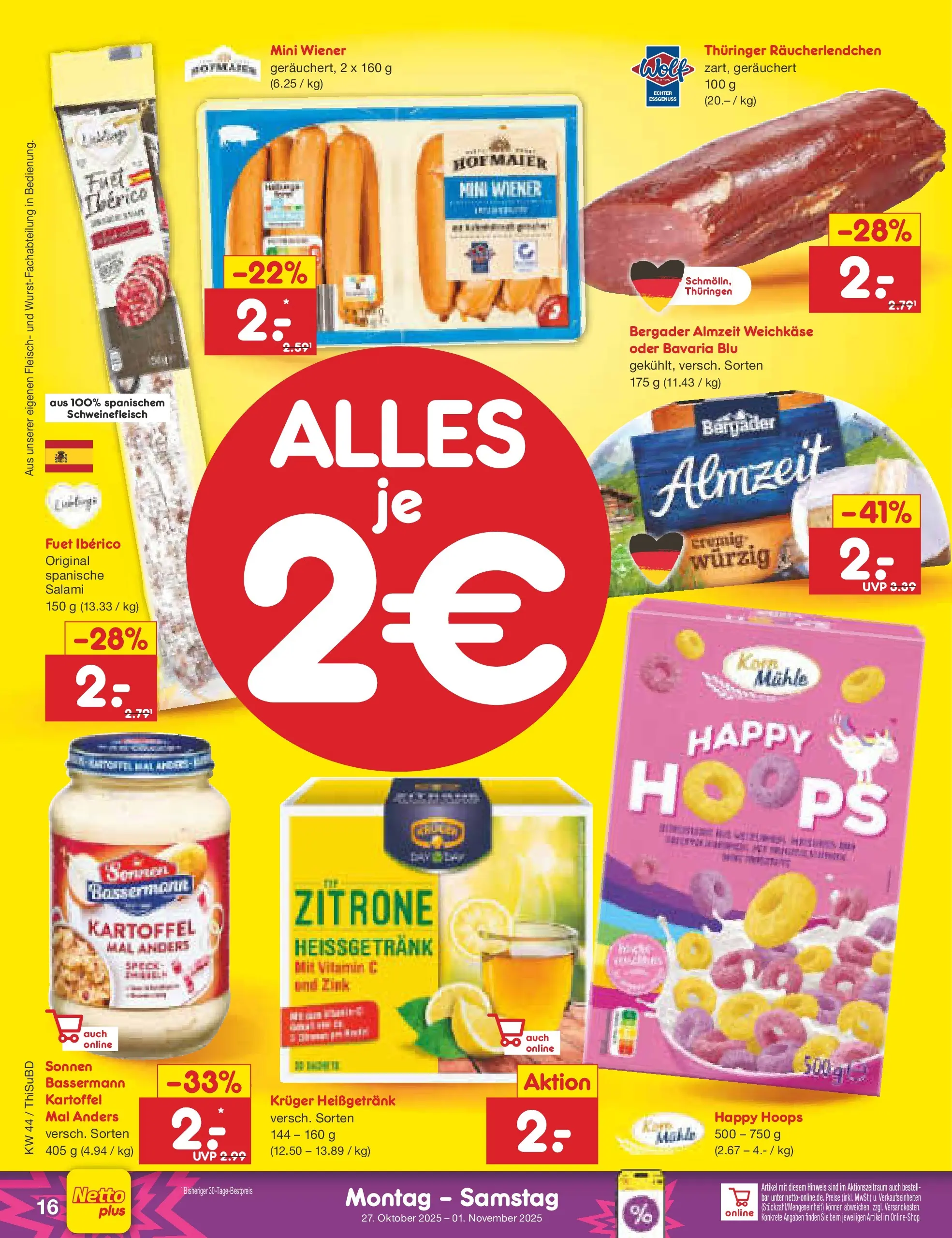 Netto Marken-Discount prospekt Thiendorf	 (ab 27.10.2025) » Angebote | Seite: 18 | Produkte: Mühle, Zitrone, Salami, Schweinefleisch Netto Marken-Discount prospekt Thiendorf	 (ab 27.10.2025) » Angebote | Seite: 18 | Produkte: Mühle, Zitrone, Salami, Schweinefleisch