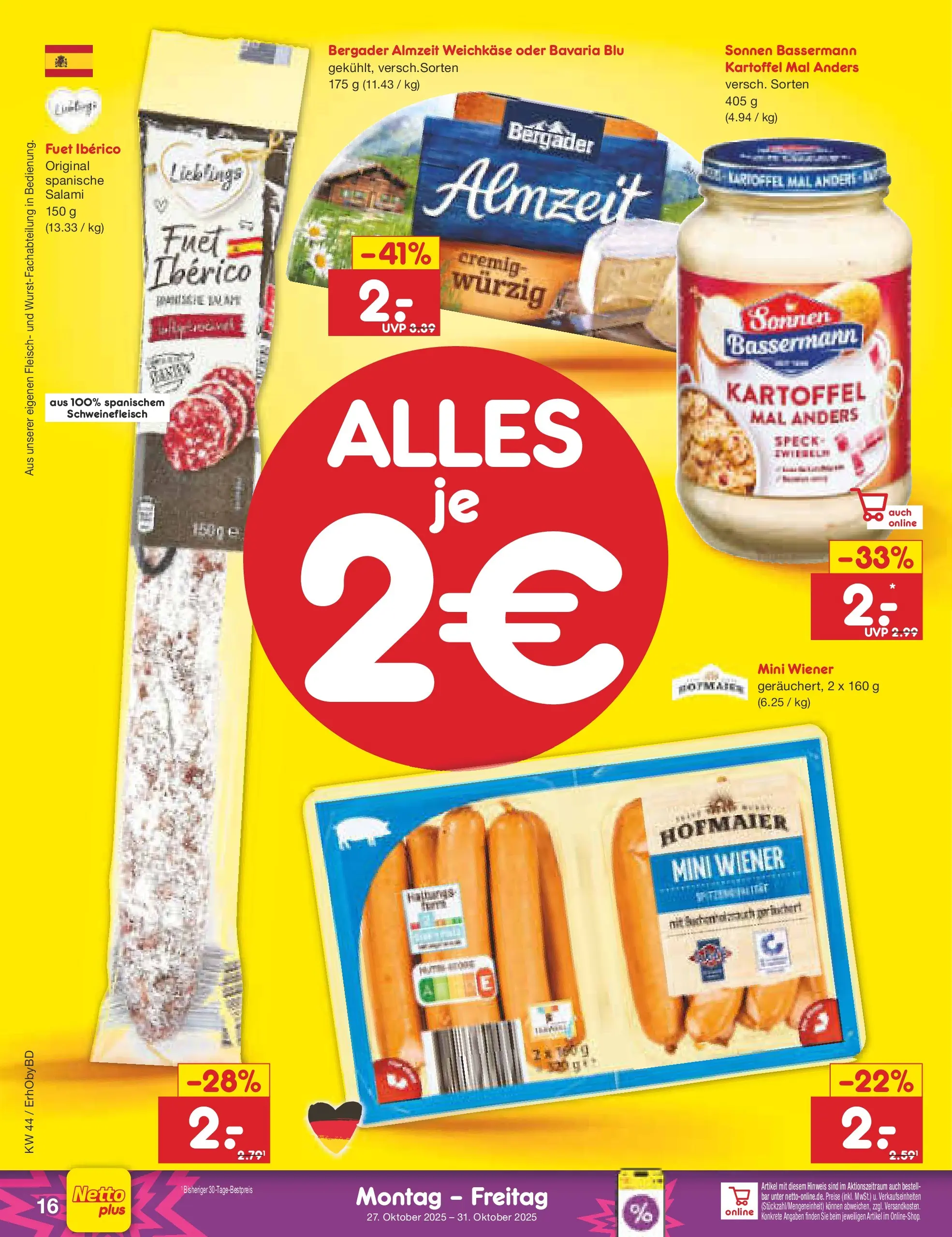 Netto Marken-Discount prospekt Velden	 (ab 27.10.2025) » Angebote | Seite: 18 | Produkte: Salami, Schweinefleisch, Fleisch Netto Marken-Discount prospekt Velden	 (ab 27.10.2025) » Angebote | Seite: 18 | Produkte: Salami, Schweinefleisch, Fleisch
