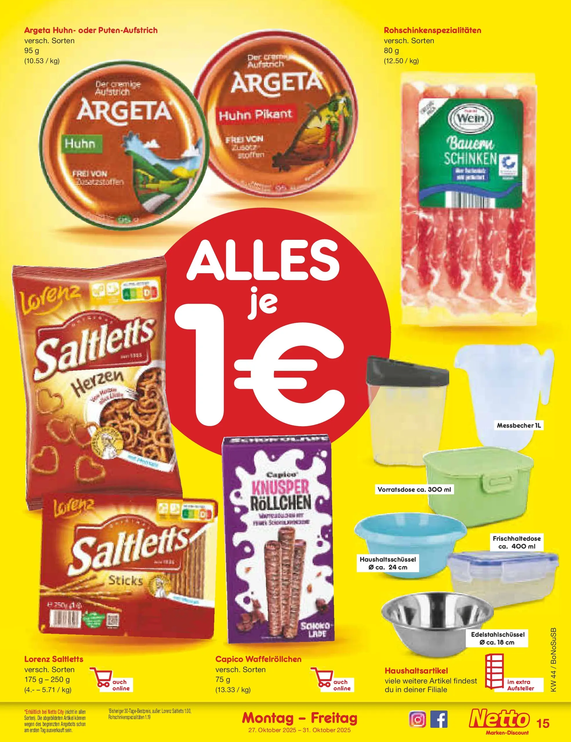 Netto Marken-Discount prospekt Stadtlohn	 (ab 27.10.2025) » Angebote | Seite: 17 | Produkte: Schinken, Wein
