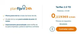 Tarifas de luz para empresas y pequeños negocios