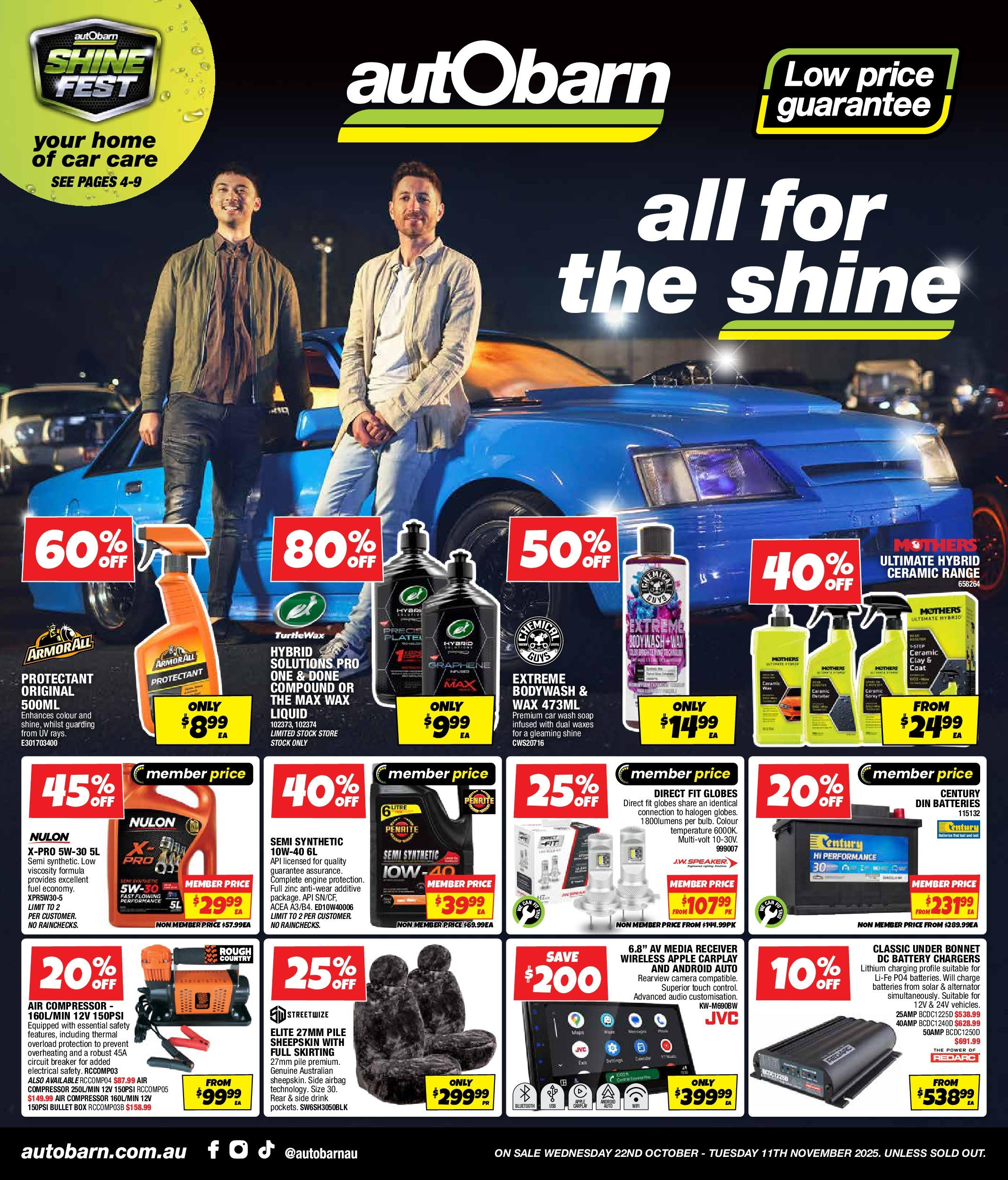 Local offers - All for the shine - 21/10/2025 > weekly / monthly specials | Page: 1 | Products: Coat, Batteries, Camera, Clay