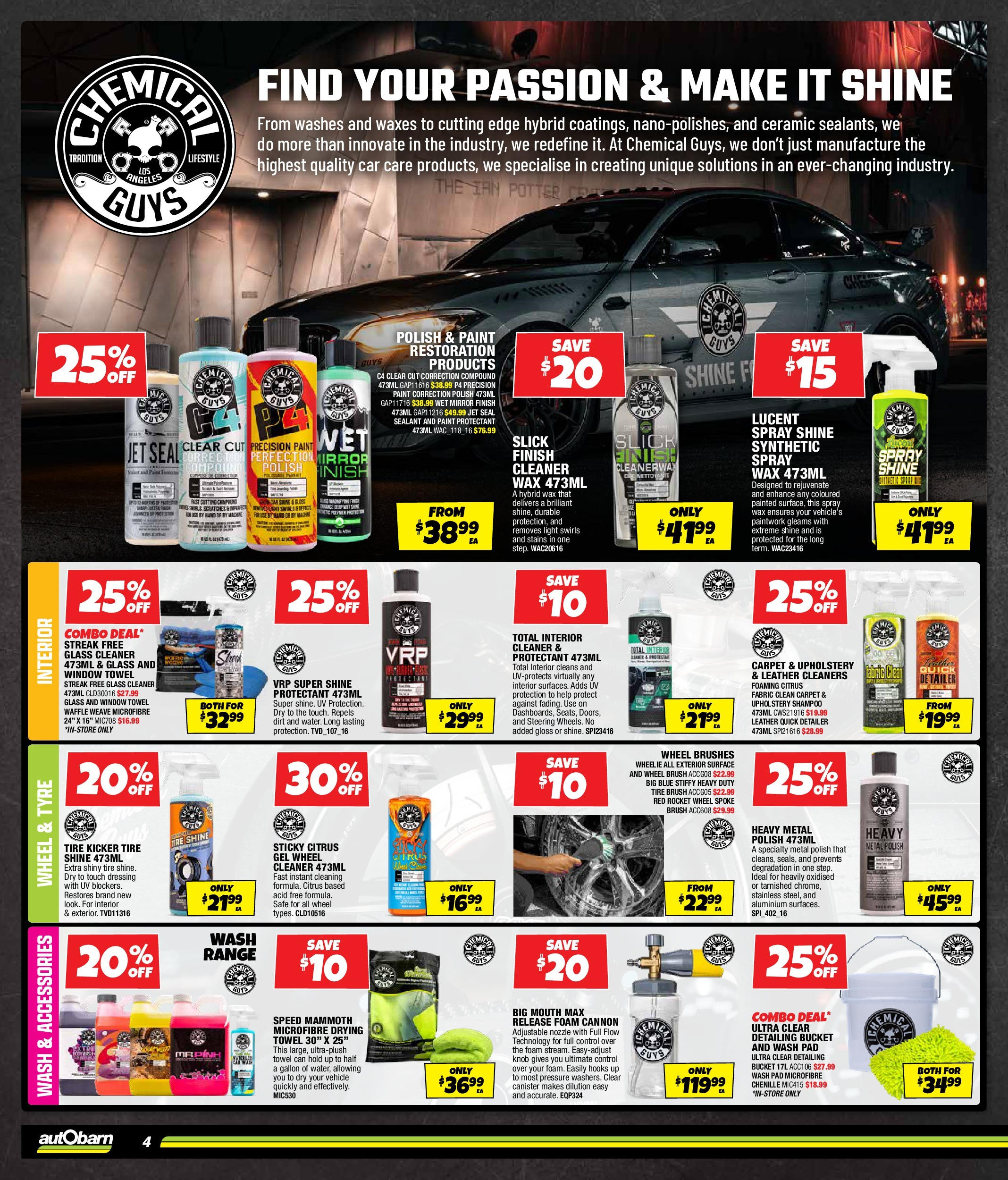 Local offers - All for the shine - 21/10/2025 > weekly / monthly specials | Page: 4 | Products: Carpet, Shampoo, Window, Polish