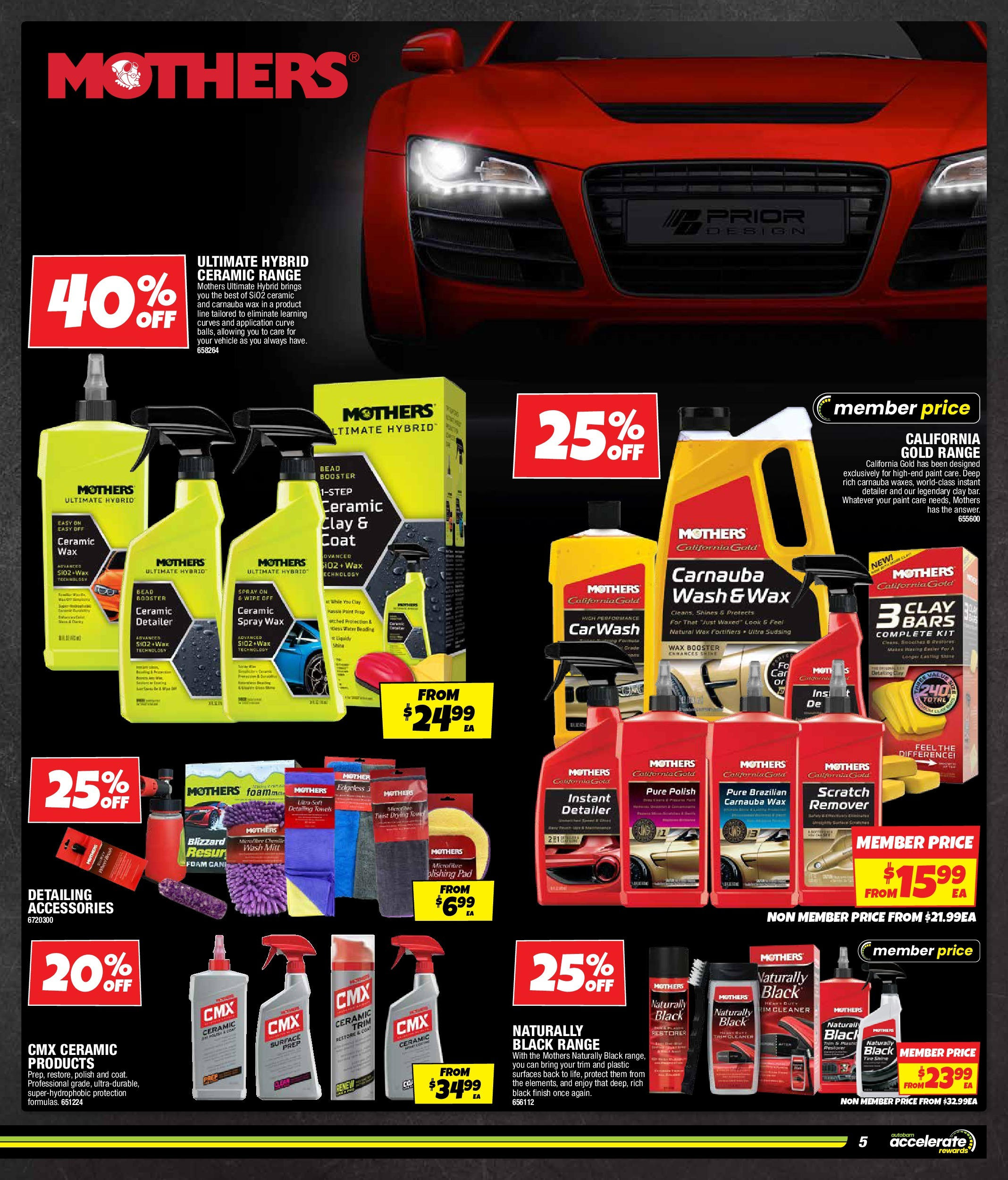 Local offers - All for the shine - 21/10/2025 > weekly / monthly specials | Page: 5 | Products: Cleaner, Polish, Coat, Water