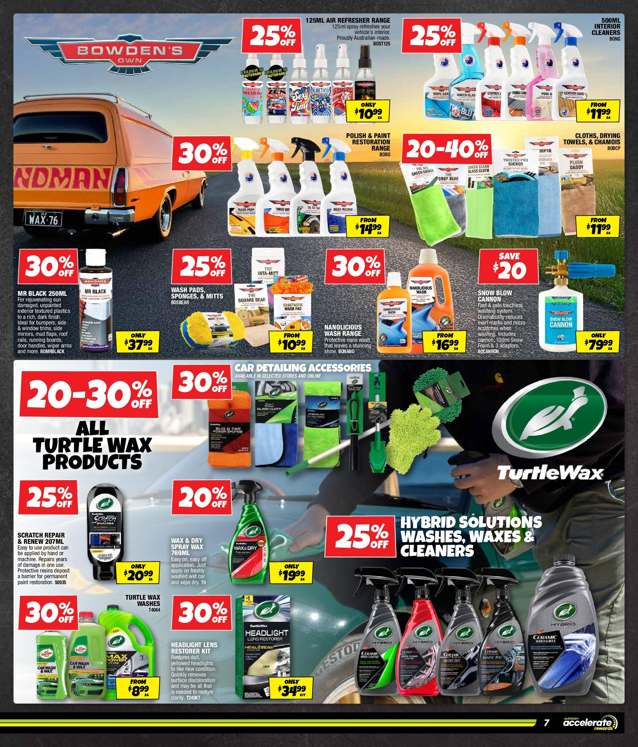 Local offers - All for the shine - 21/10/2025 > weekly / monthly specials | Page: 7 | Products: Cloth, Door, Window, Sponge