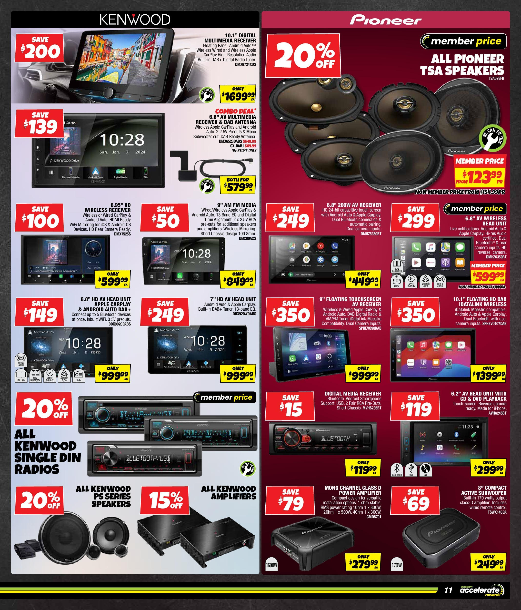 Local offers - All for the shine - 21/10/2025 > weekly / monthly specials | Page: 11 | Products: Smartphone, Audio, Usb, Screen