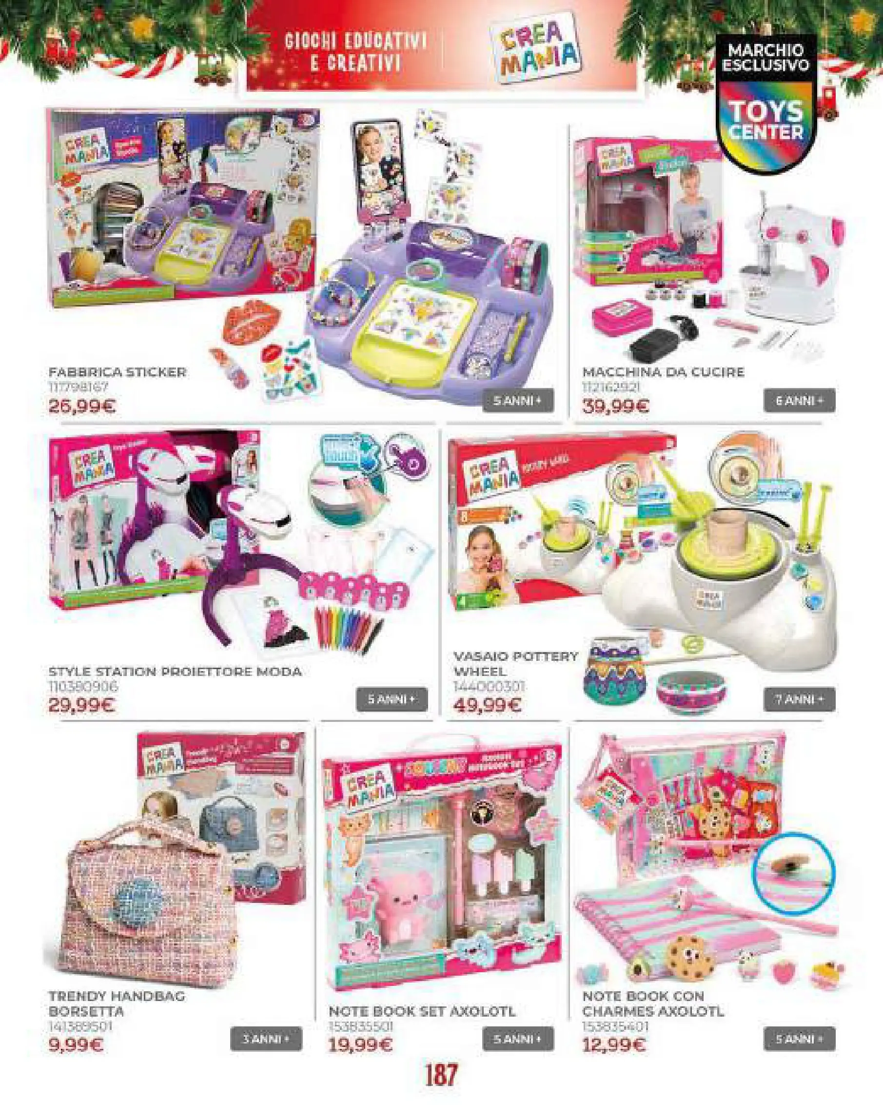 Toys Center - Catalogo di Natale 2025 dal 19/10/2025 anteprima > nuovo offerte!⏳ | Pagina: 189 | Prodotti: Borsetta, Macchina da cucire Nuovo Toys Center - Catalogo di Natale 2025 dal 19/10/2025 > offerte anteprima 🛍️ | Pagina: 189 | Prodotti: Borsetta, Macchina da cucire