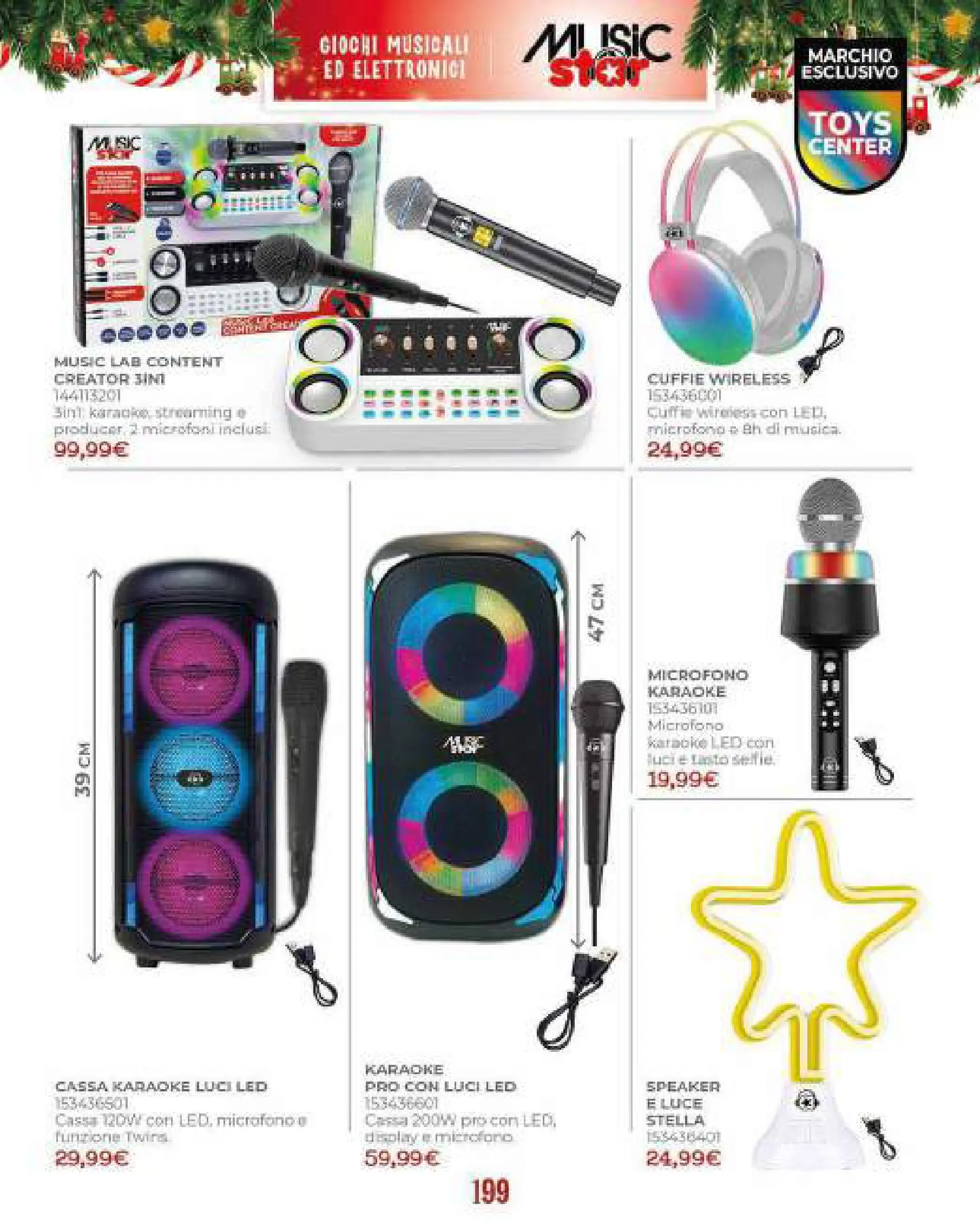 Toys Center - Catalogo di Natale 2025 dal 19/10/2025 anteprima > nuovo offerte!⏳ | Pagina: 201 | Prodotti: Cuffie, Microfono, Speaker Nuovo Toys Center - Catalogo di Natale 2025 dal 19/10/2025 > offerte anteprima 🛍️ | Pagina: 201 | Prodotti: Cuffie, Microfono, Speaker