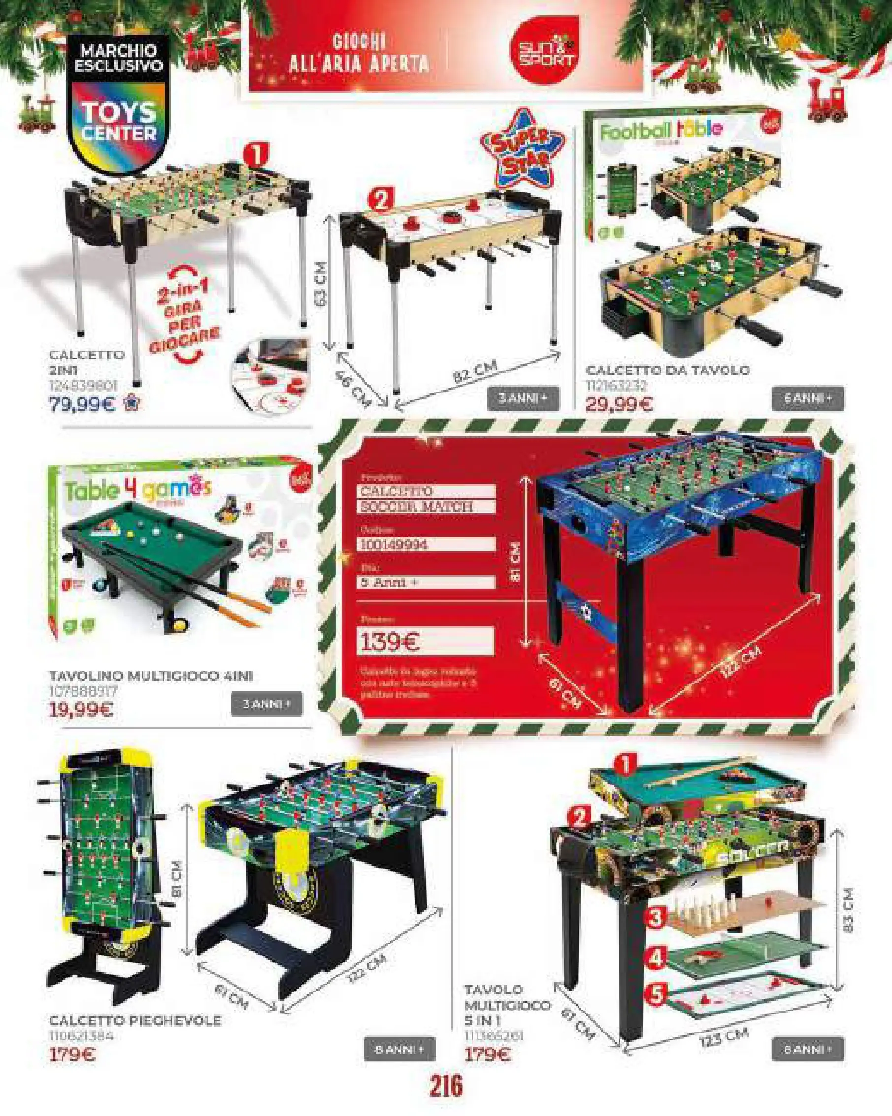 Toys Center - Catalogo di Natale 2025 dal 19/10/2025 anteprima > nuovo offerte!⏳ | Pagina: 218 | Prodotti: Tavolino, Tavolo Nuovo Toys Center - Catalogo di Natale 2025 dal 19/10/2025 > offerte anteprima 🛍️ | Pagina: 218 | Prodotti: Tavolino, Tavolo