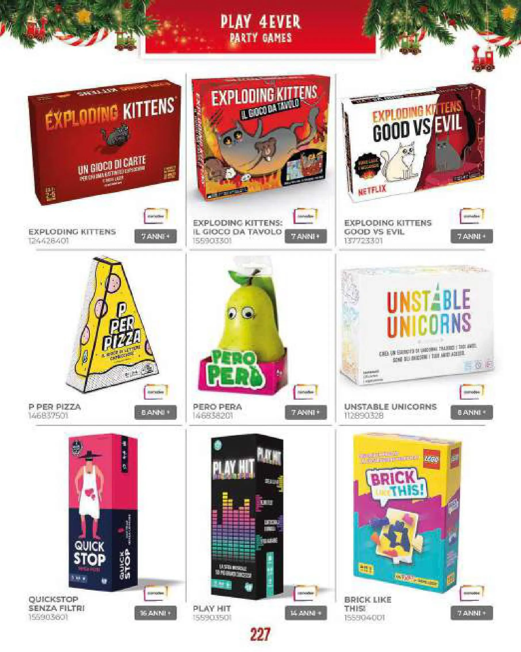 Toys Center - Catalogo di Natale 2025 dal 19/10/2025 anteprima > nuovo offerte!⏳ | Pagina: 229 | Prodotti: Pizza, Pera, Gioco, Tavolo Nuovo Toys Center - Catalogo di Natale 2025 dal 19/10/2025 > offerte anteprima 🛍️ | Pagina: 229 | Prodotti: Pizza, Pera, Gioco, Tavolo