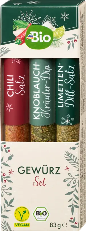 dmBio Geschenkset Gewürz 3tlg