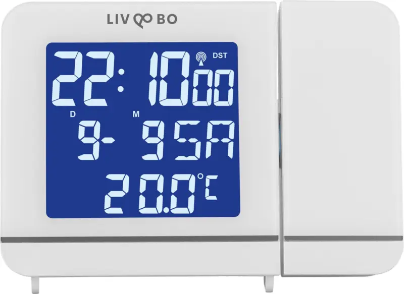 LIV&BO Прожекционен будилник дигитален