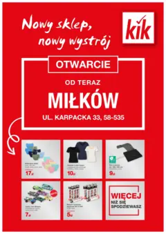 Pogląd oferty "Kik Gazetka - Miłków" - ważna od 31.10.2025