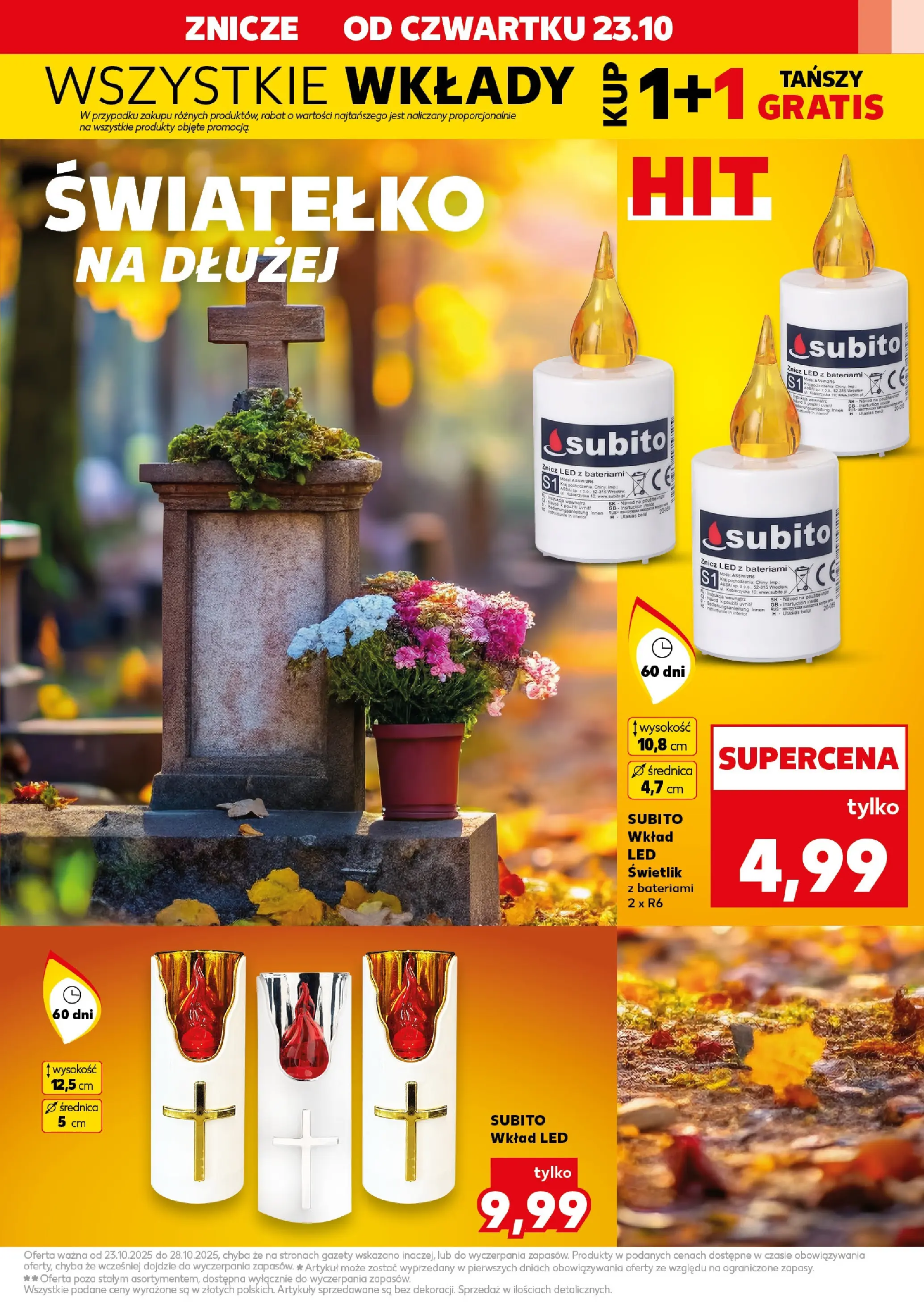 Kaufland gazetka - Znicze od 23.10.2025 - od jutra PDF | Strona: 11