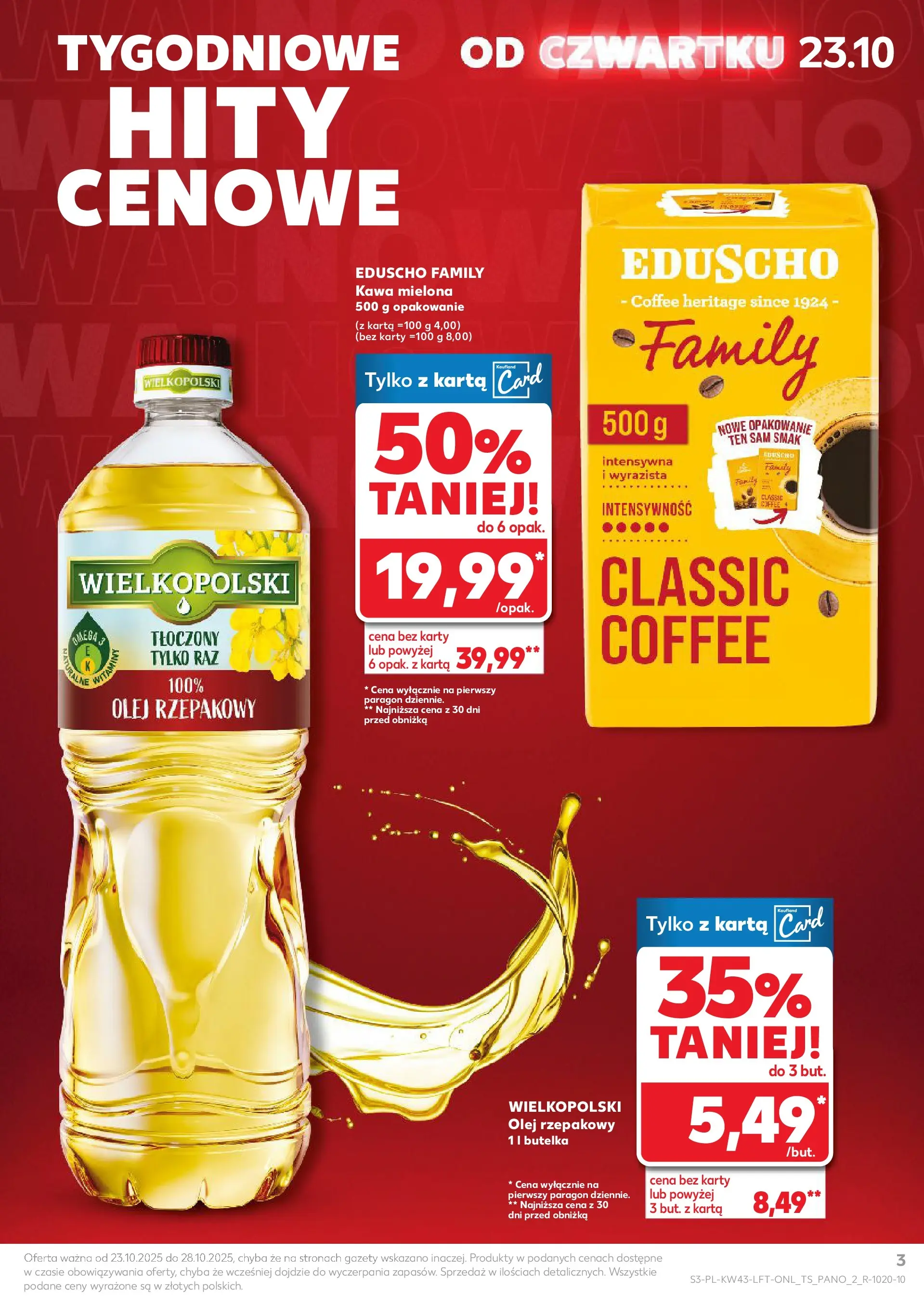 Kaufland gazetka od 23.10.2025 - od jutra PDF | Strona: 3