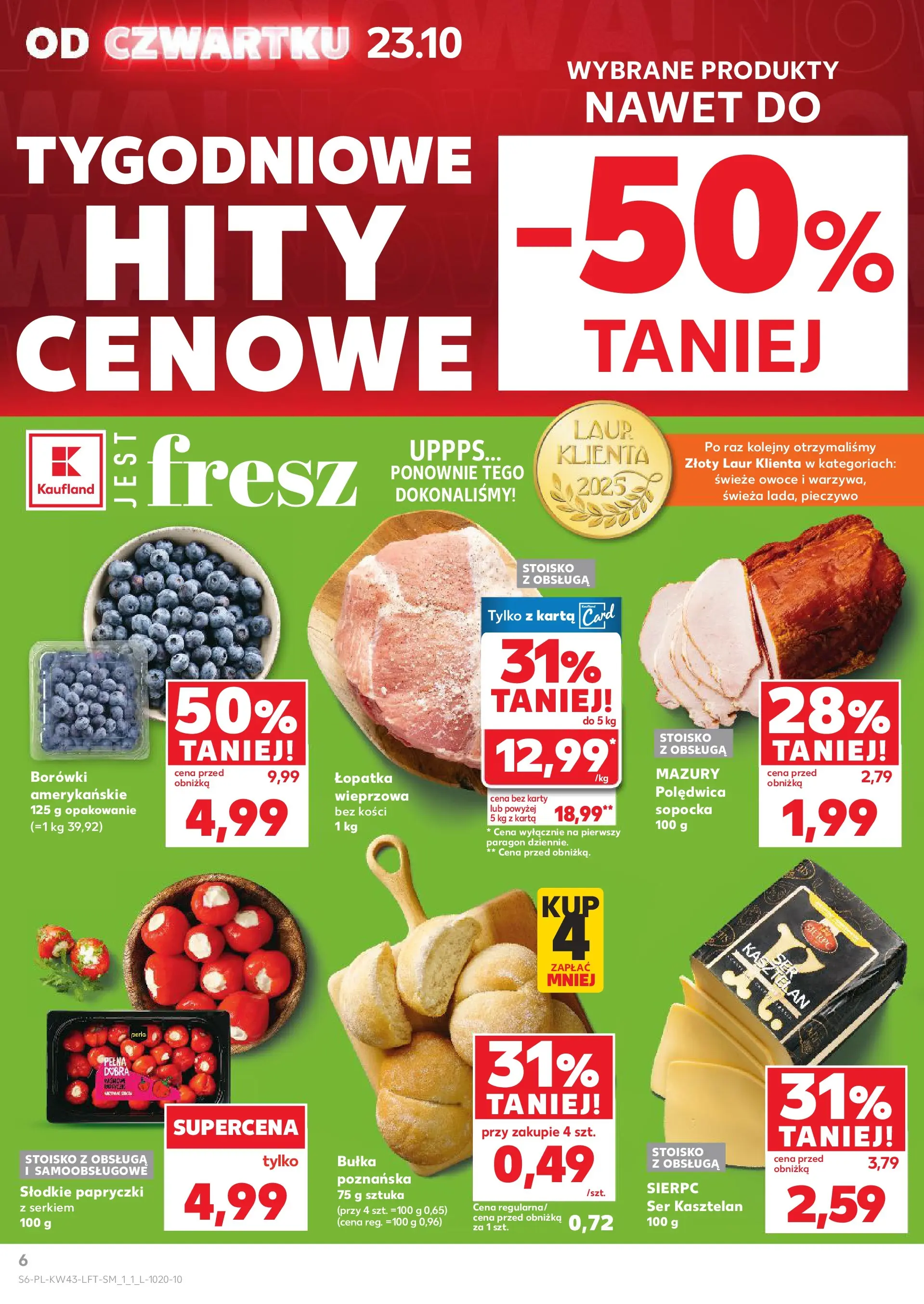 Kaufland gazetka od 23.10.2025 - od jutra PDF | Strona: 6