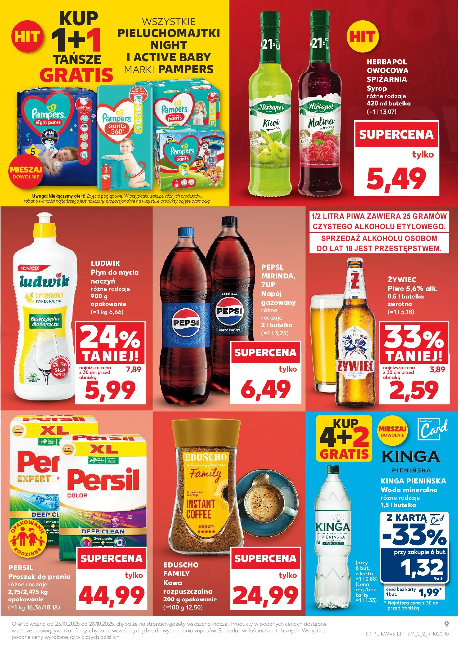 Kaufland gazetka od 23.10.2025 - od jutra PDF | Strona: 9