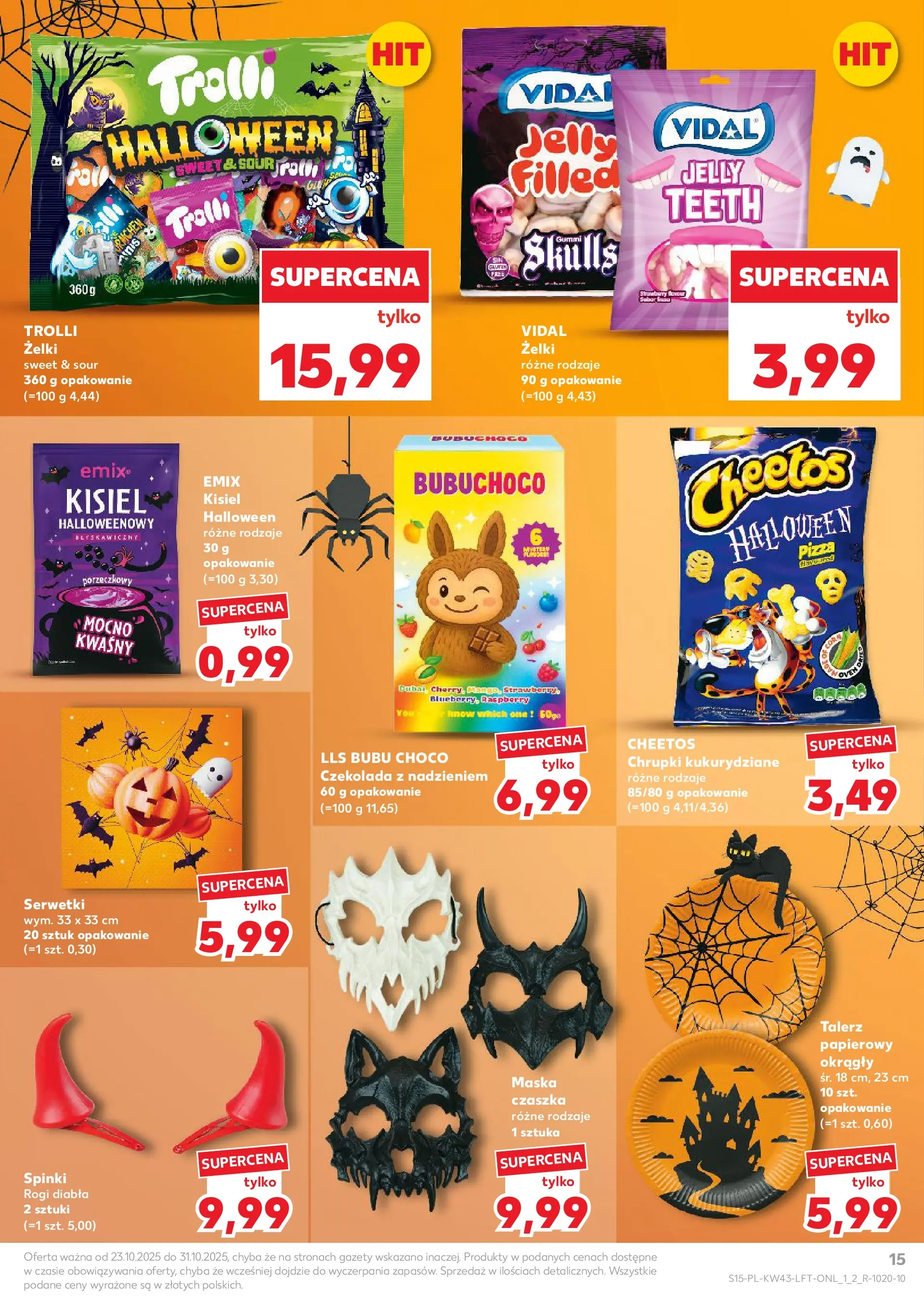 Kaufland gazetka od 23.10.2025 - od jutra PDF | Strona: 15